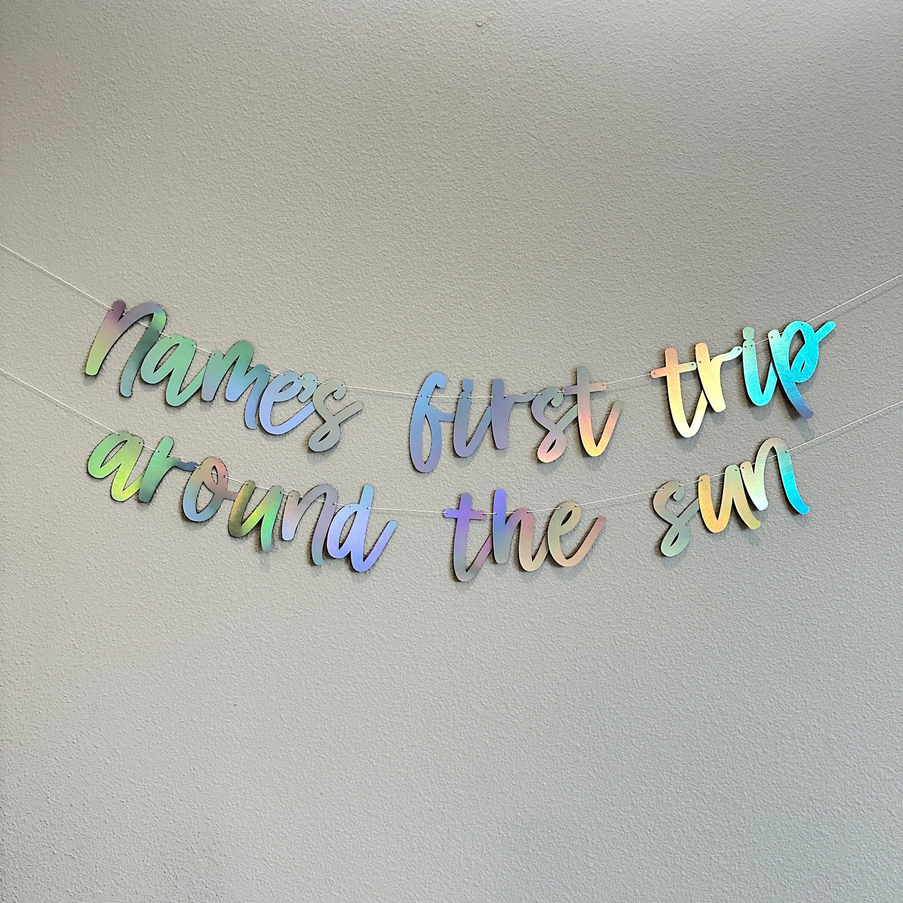 First Trip Around The Sun, Custom 1st Trip Around The Sun, 1st Trip Around The Sun Birthday Party Decorations, 1st Birthday Ideas