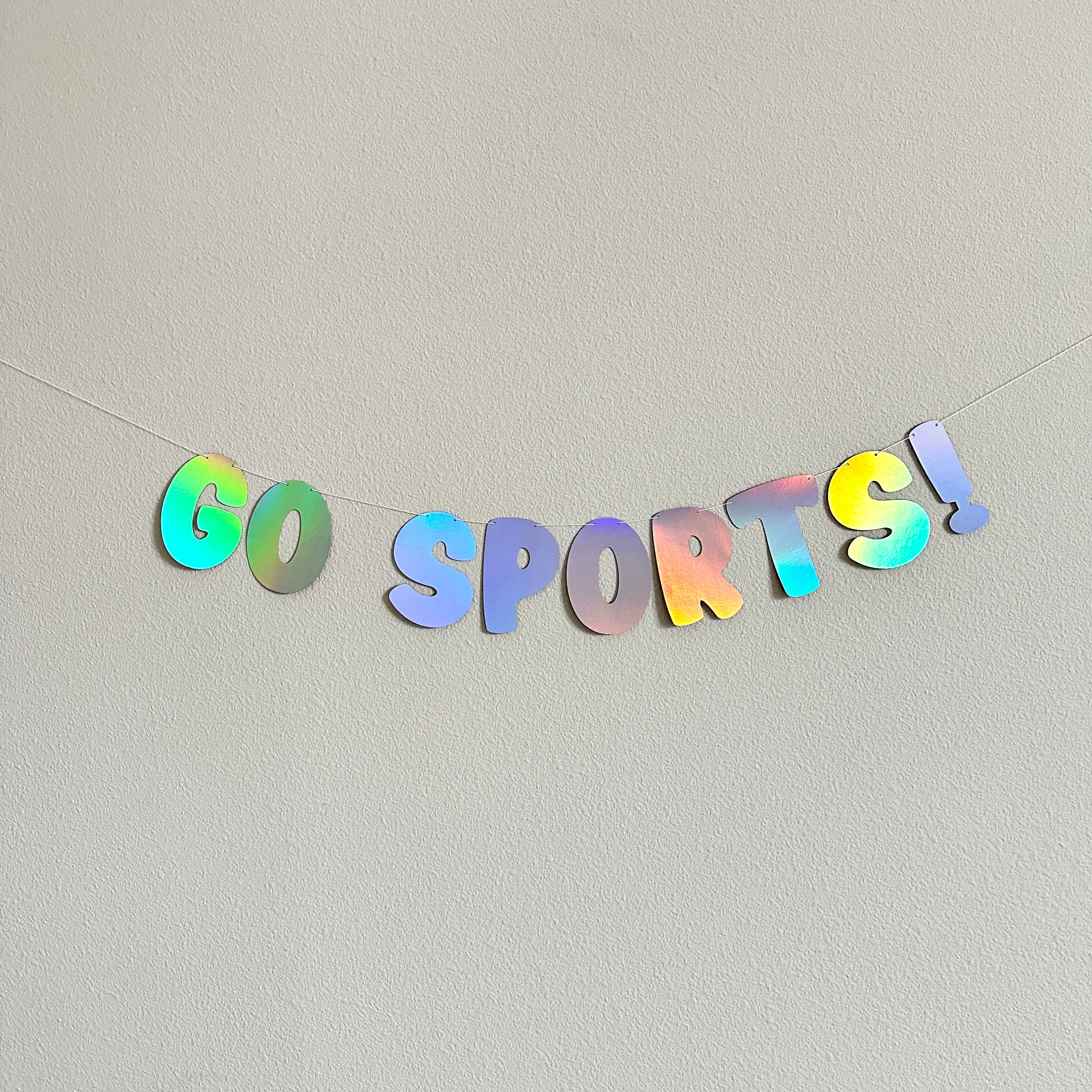 Go Sports, Go Sports Banner, Sports Decorations, Sports Banner, Yay Sports, Big Sports Fan, Sports Themed Party