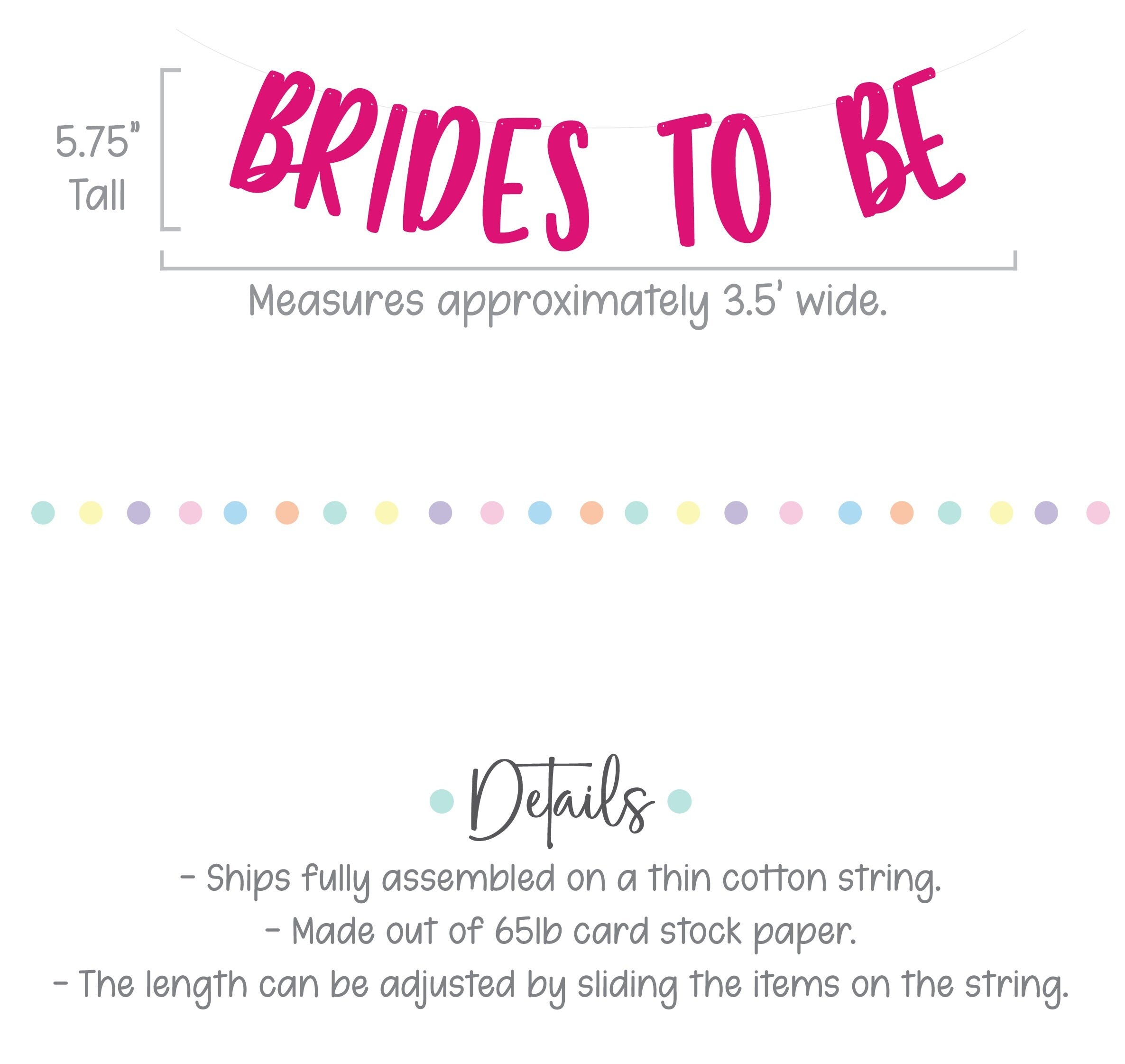 Brides to Be, Brides to Be Banner, Lesbian Wedding, Lesbian Wedding Decorations, Lesbian Wedding Banner, Custom Banner