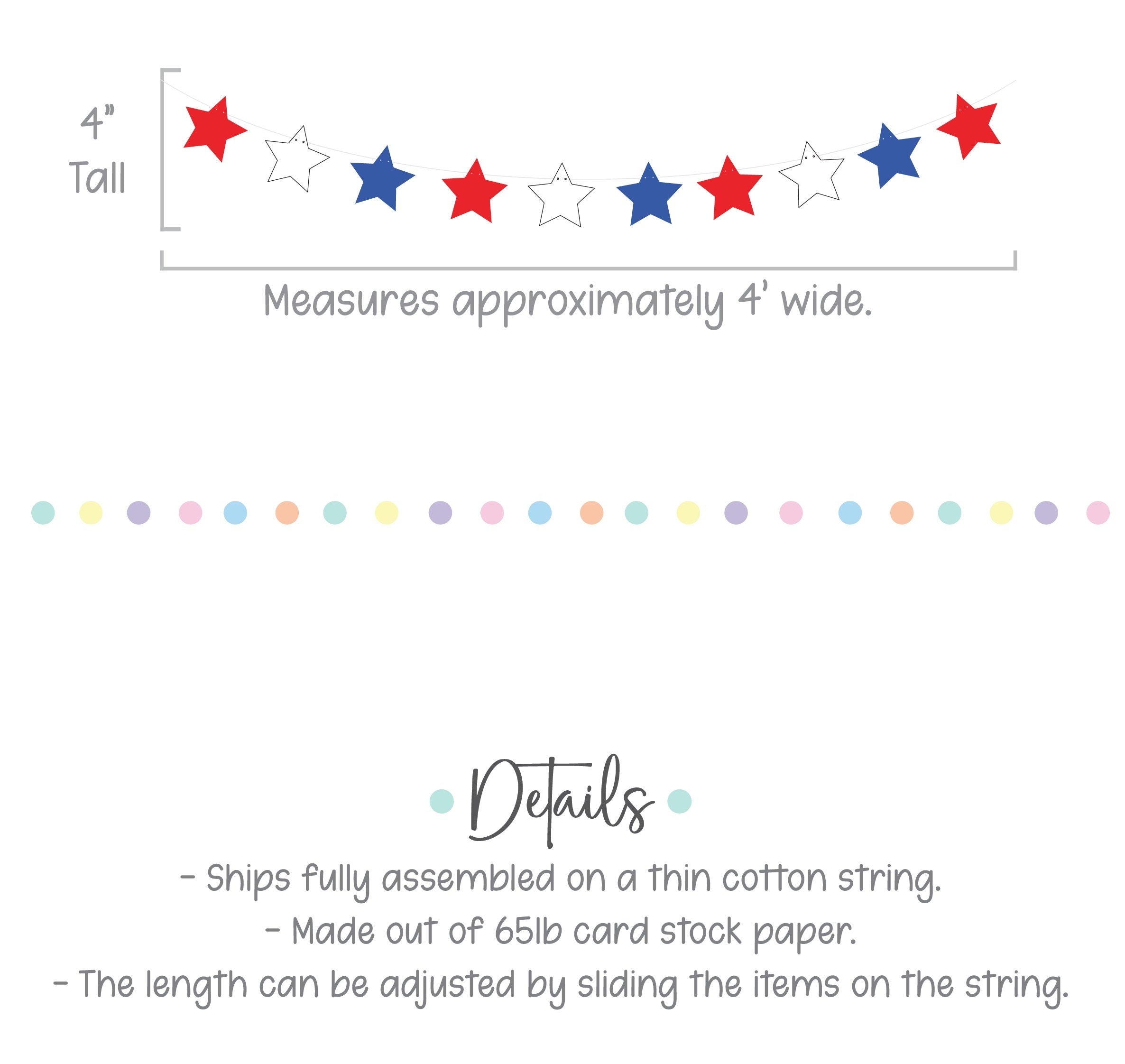 Red White & Two, Red White and Blue Banner, Custom 4th of July Banner, 2nd Birthday Party Theme Idea