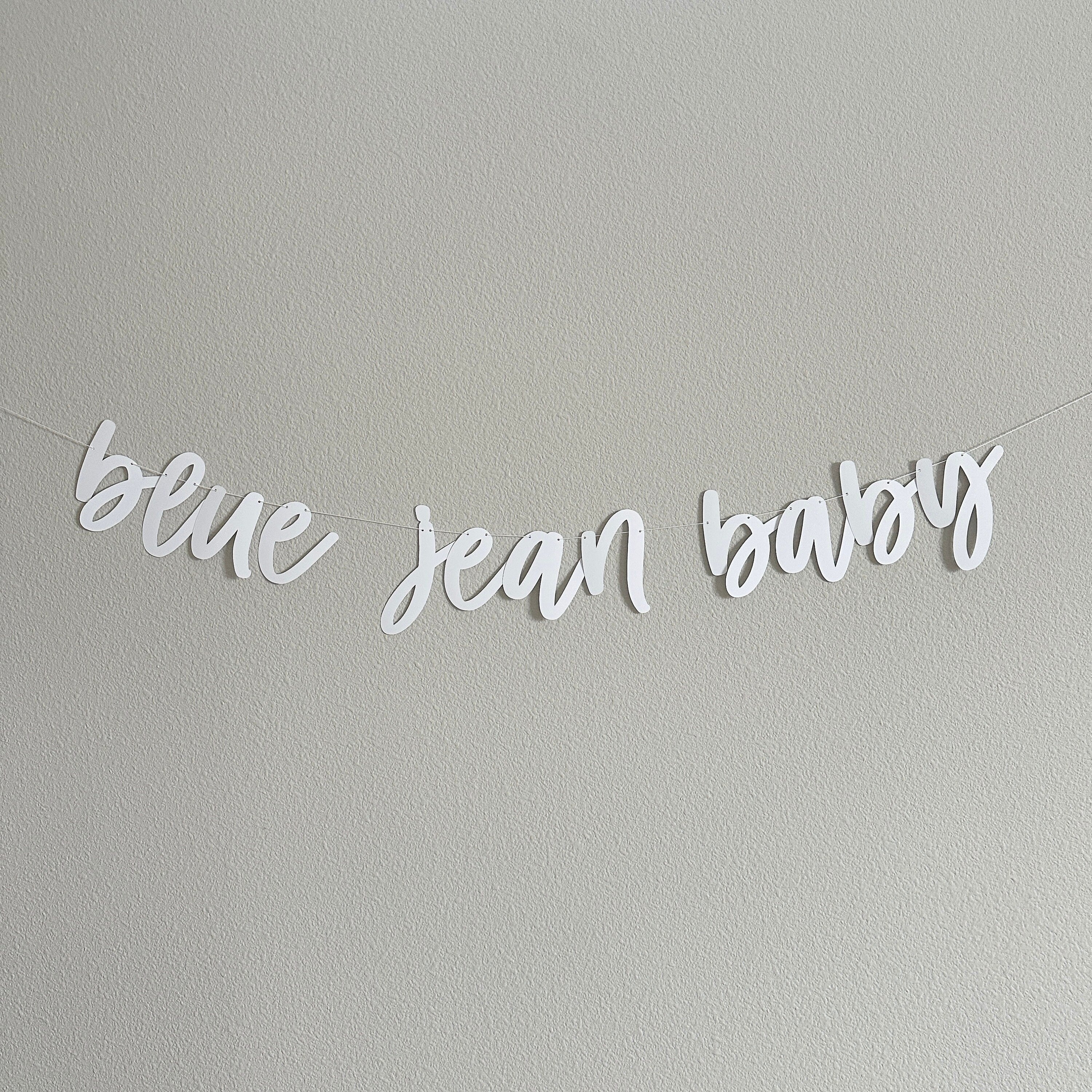 Blue Jean Baby, Blue Jean Baby Shower Theme, Denim Baby Shower Decorations, Baby Shower Ideas, Blue Jean Baby Banner Decorations