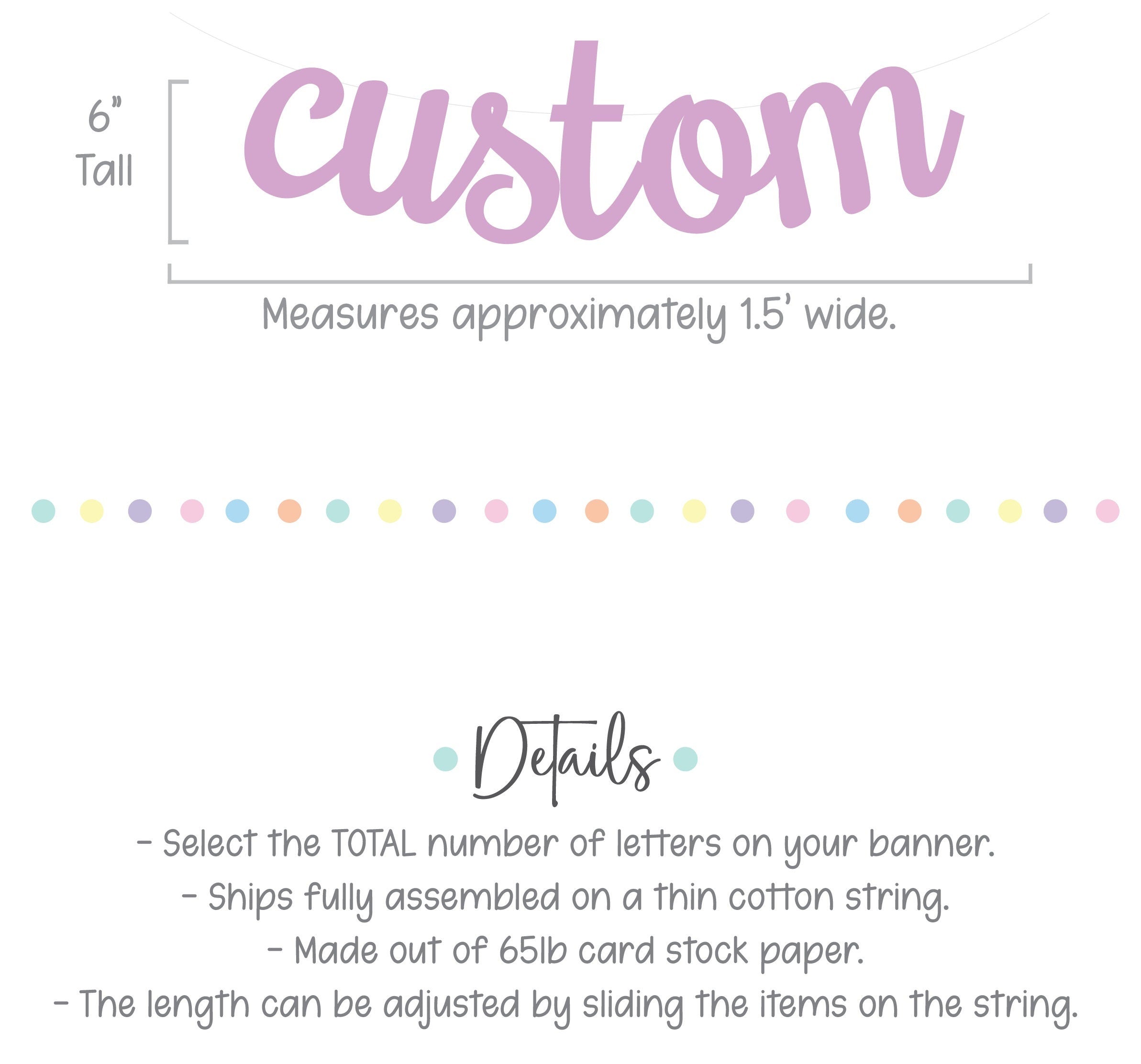 Custom Banner, Banner, Custom Lavender Banner, Custom Cursive Banner, Cursive Banner, Custom Hashtag, Cursive Birthday Banner