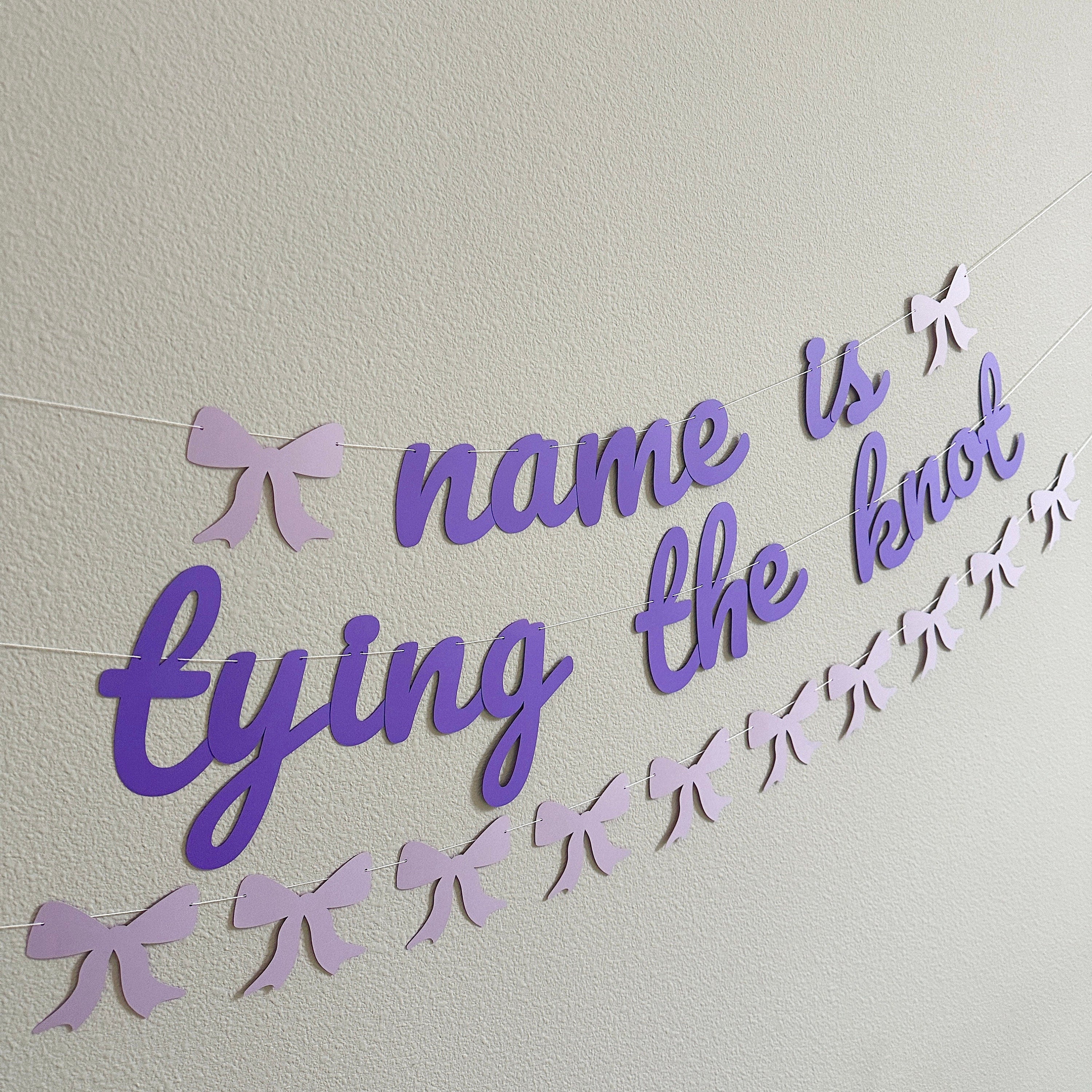 Name Is Tying The Knot Banner, Coquette Bachelorette, Coquette Bridal Shower, Bachelorette Ideas, Tying The Knot