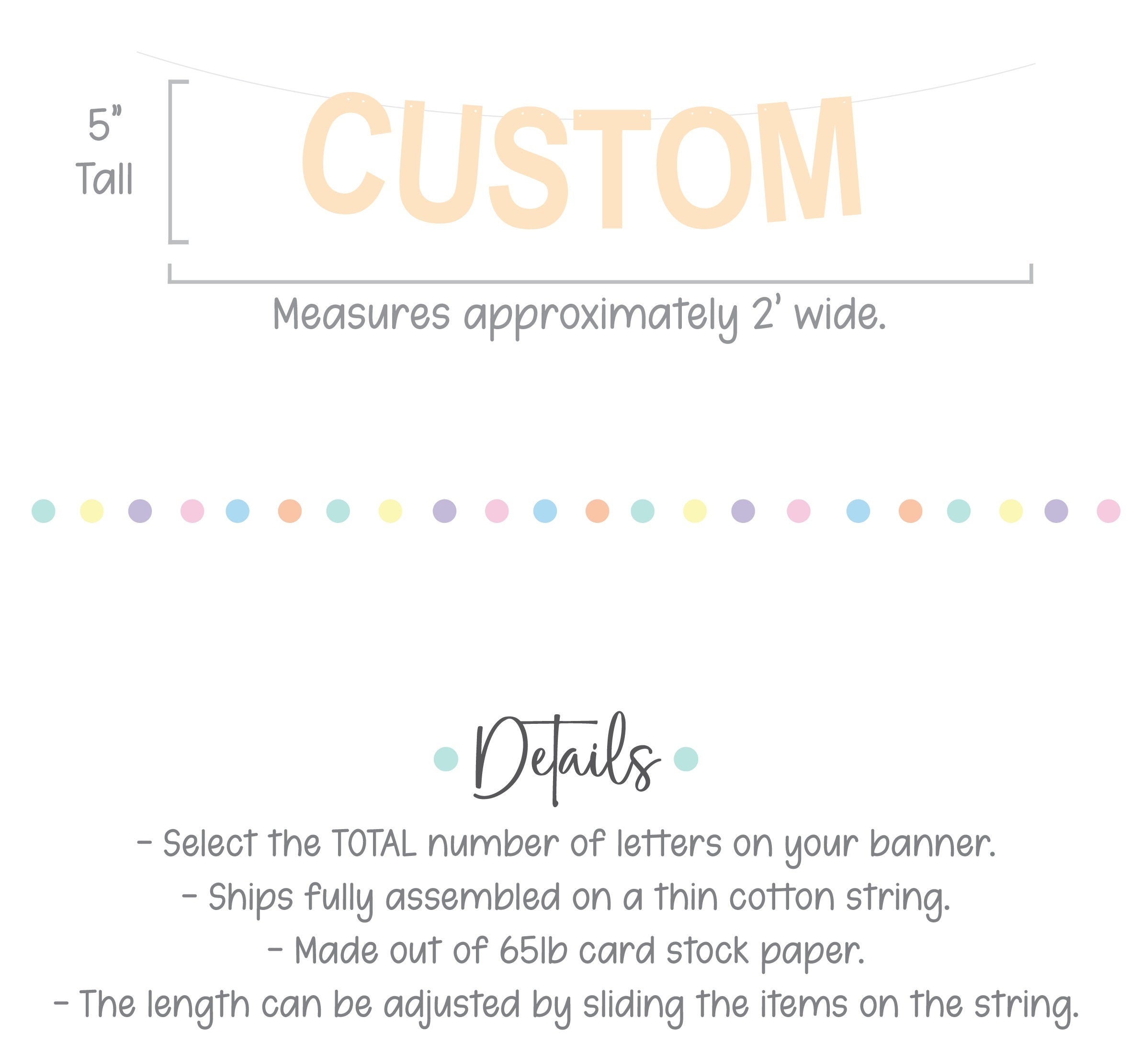 Custom Banner, Custom Beige Banner, Customizable Banner, Custom Hashtag Banner, Custom Sign, Custom Birthday Banner