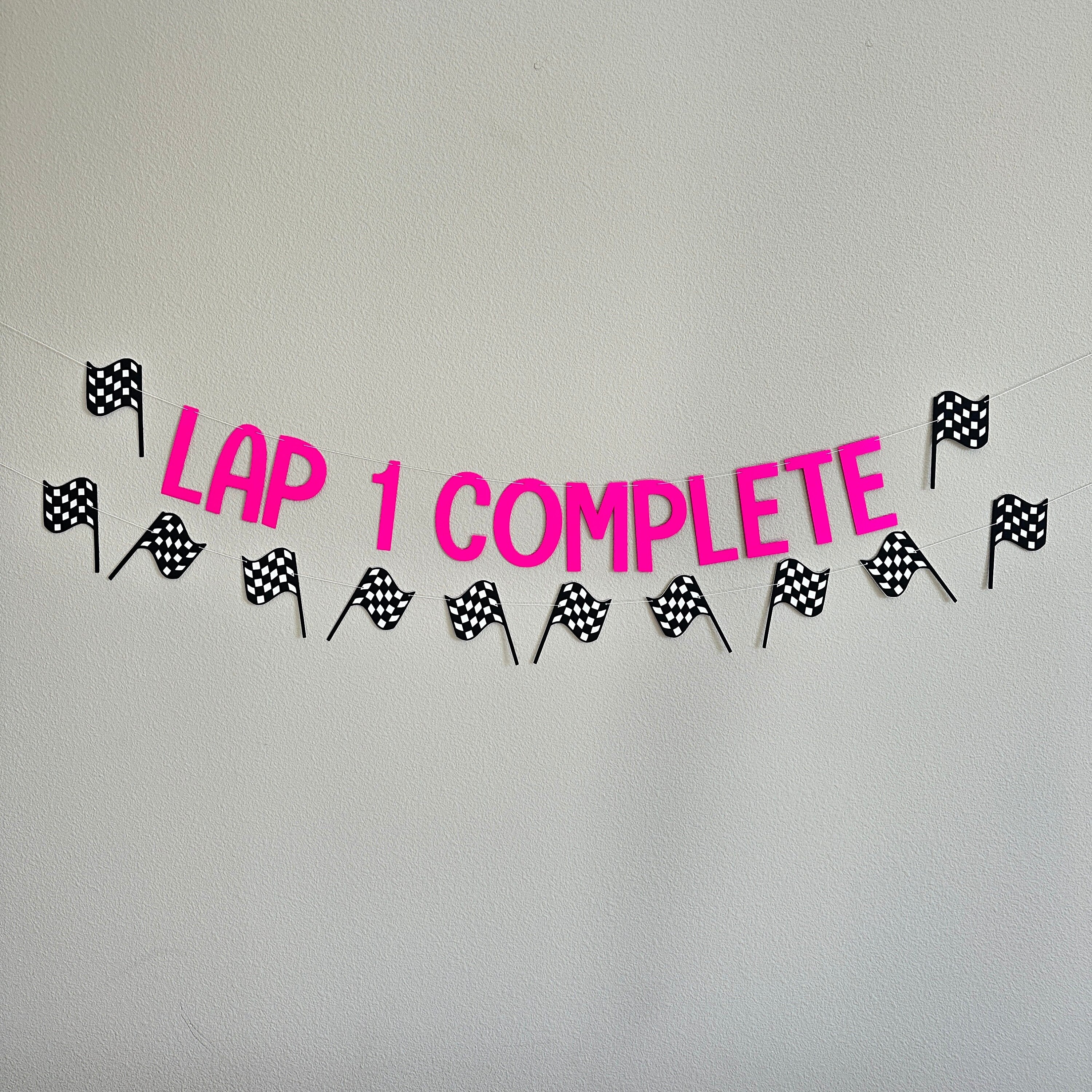 Lap 1 Complete, Racing 1st Birthday, First Birthday Party, Racing Birthday, Racing Decorations, Racing Birthday Party, Custom Racing Banner