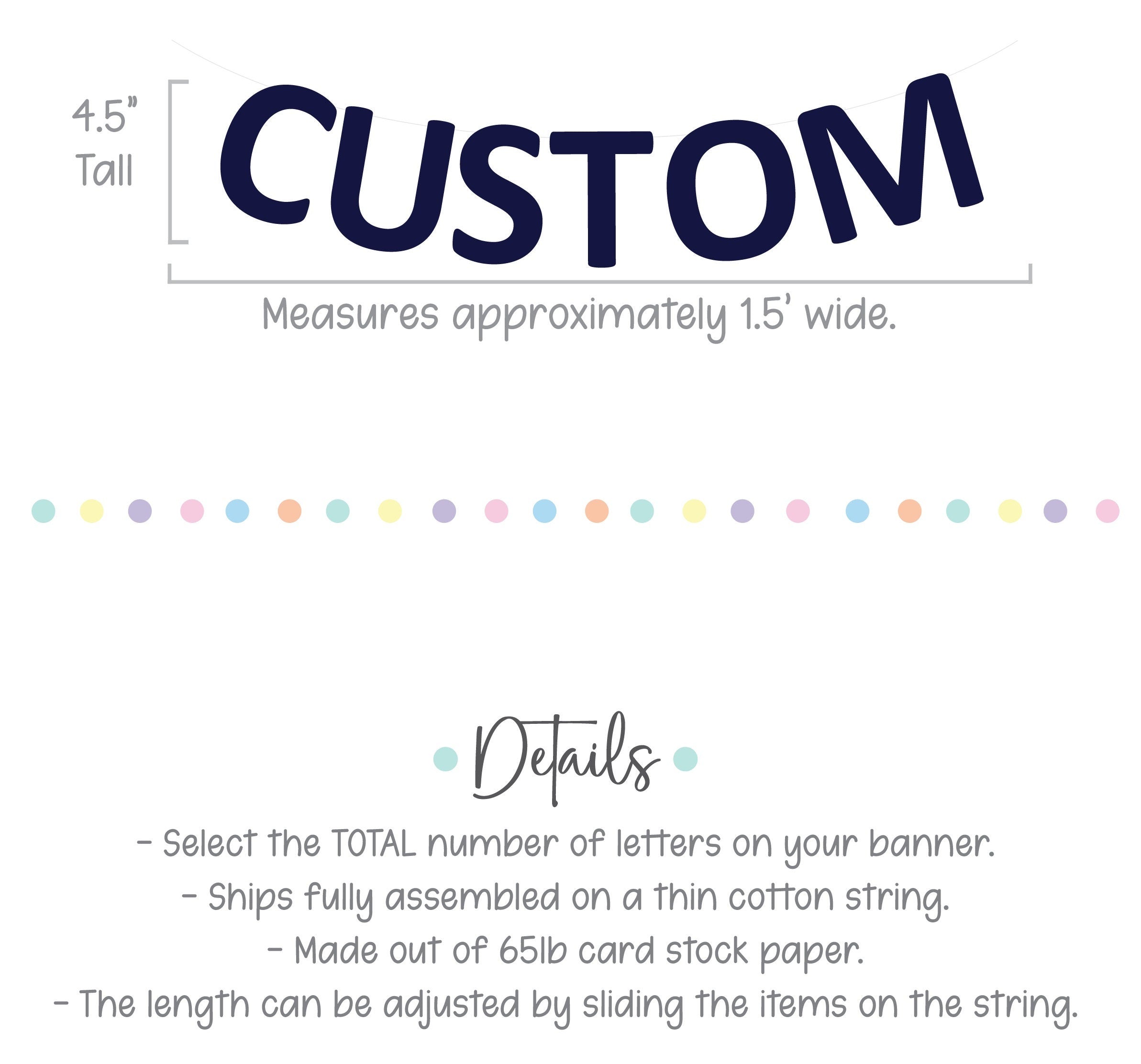 Navy Blue Happy Birthday Banner, Boy Birthday Banner, Navy Banner, Navy Customize Banner, Navy Birthday Banner, Navy Party Decor