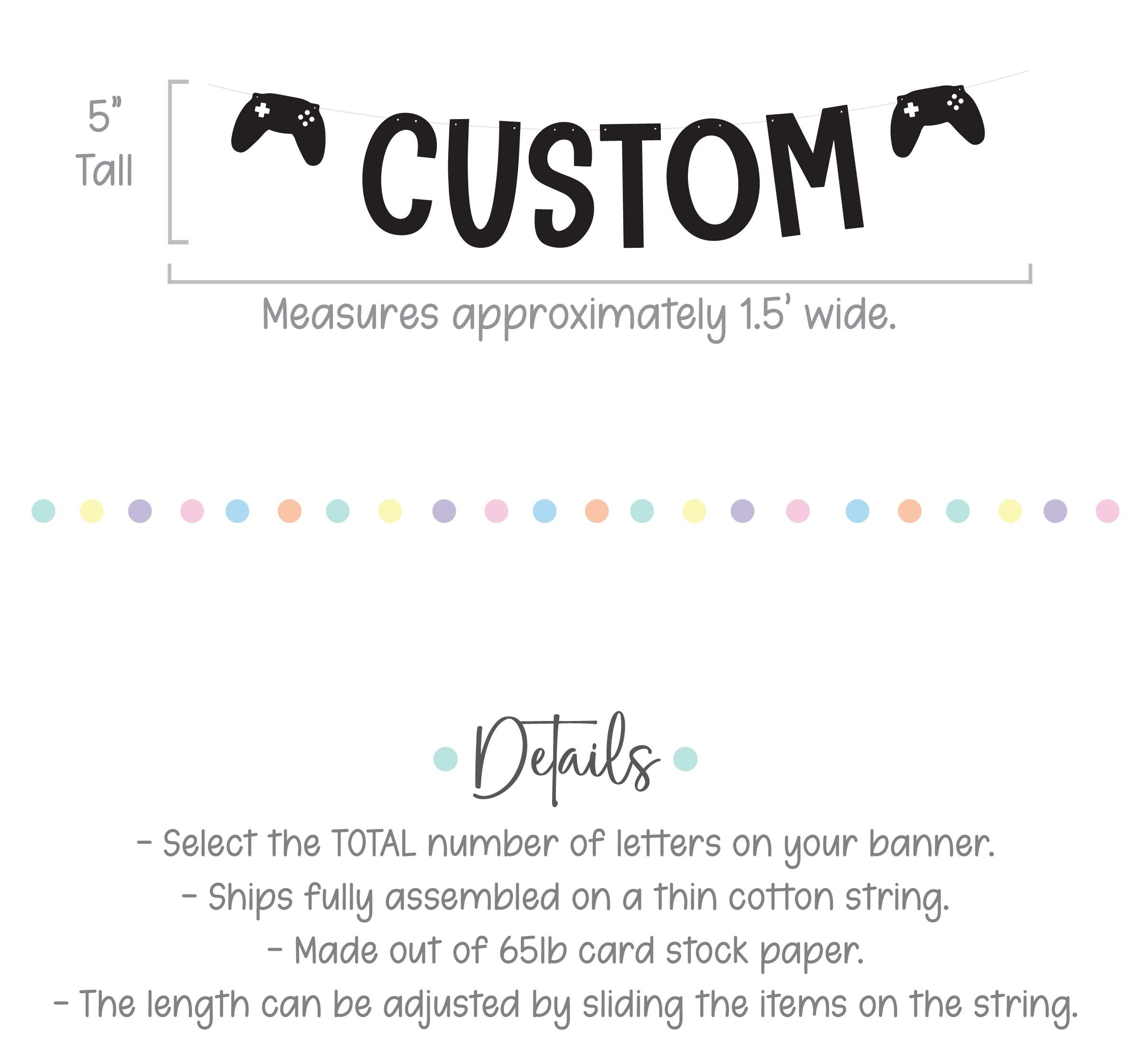 Level 30 Unlocked, Gamer Birthday, Gaming Birthday Banner, 30th Birthday, Video Game Party, Custom Gamer Banner, Controller Banner