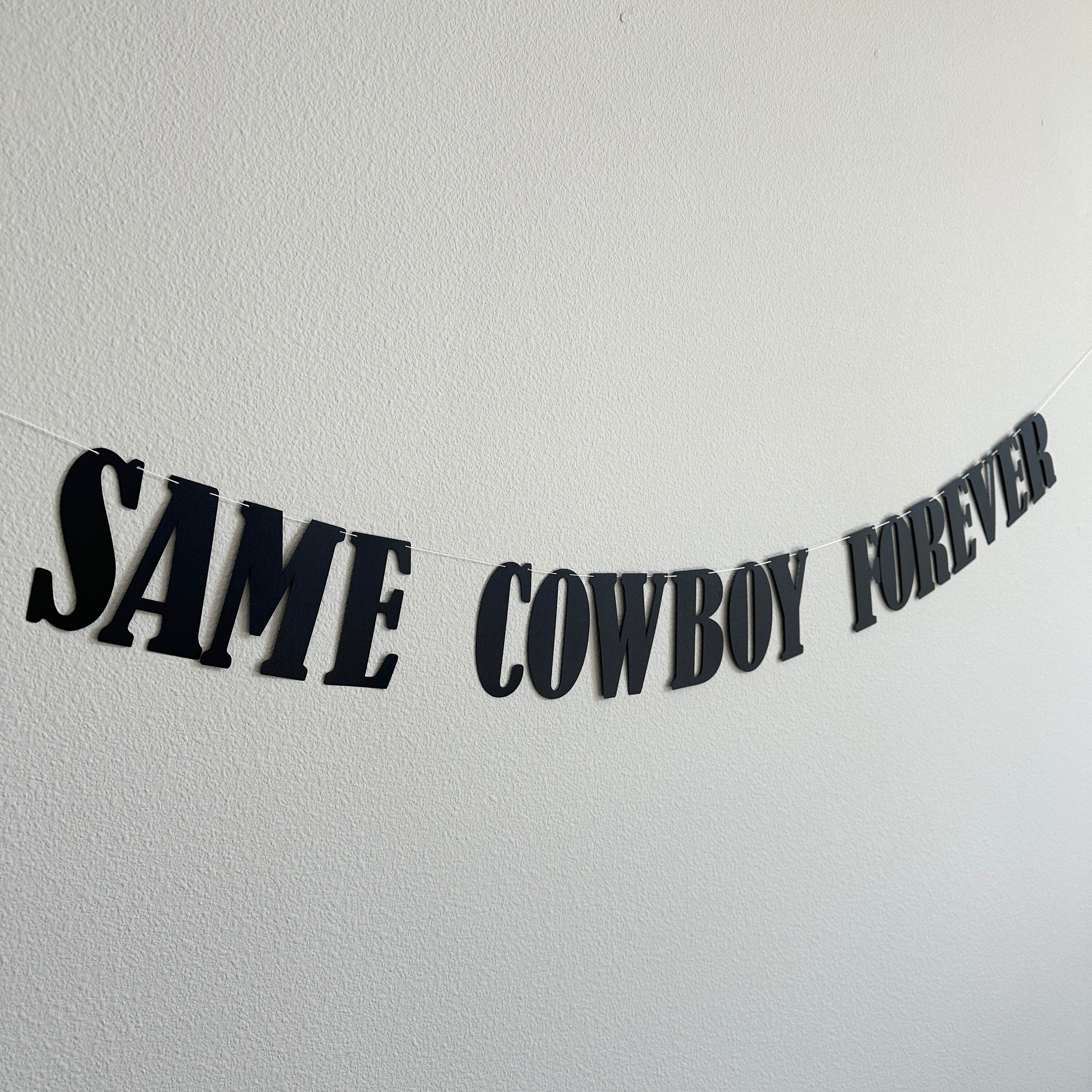 Same Cowboy Forever, Same Cowboy Forever Decorations, Bachelorette Party, Bachelorette Ideas, Bachelorette Decorations