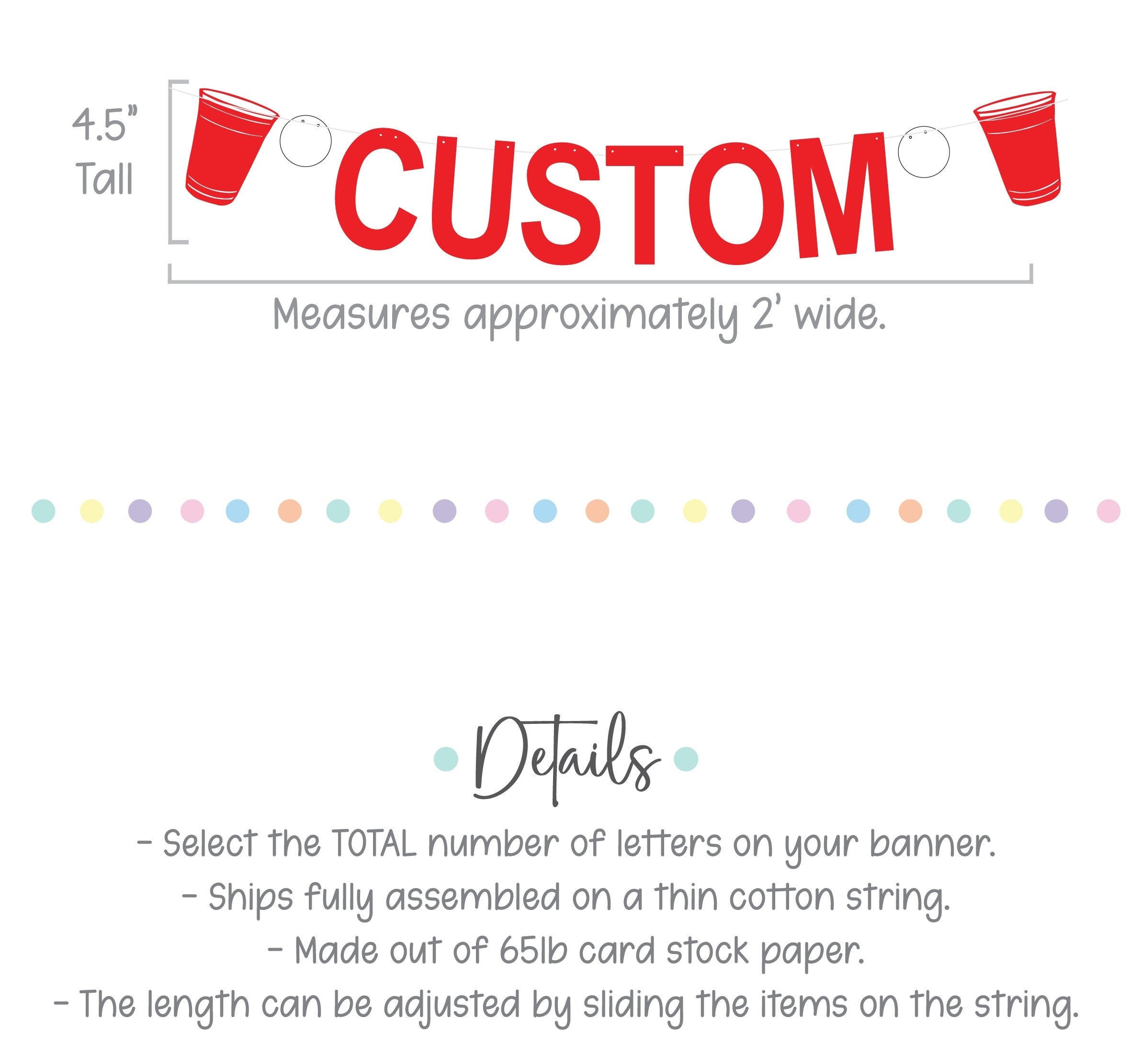 Drink Up Banner, Drink Up, Beer Pong Banner, Bar Sign, Red Cup Banner, Drink Up Sign, Party Banner, Bar Station Banner, Beer pong Decor