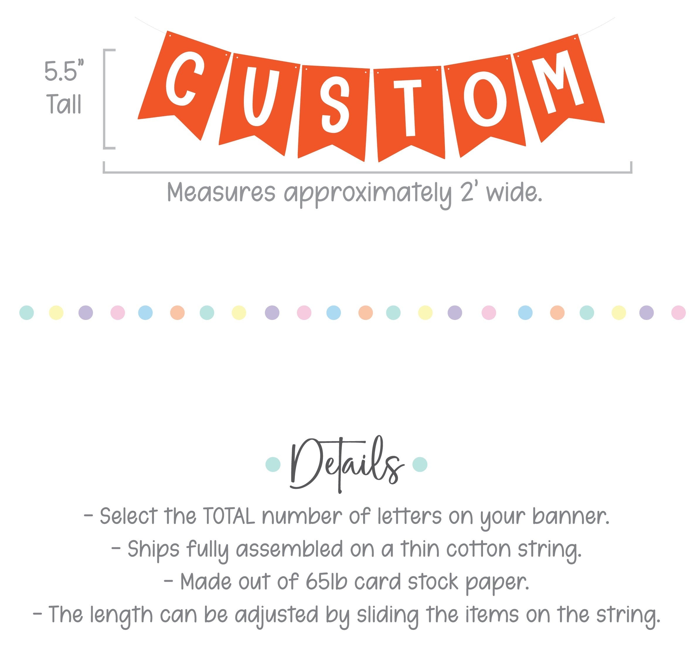 Custom Orange Banner, Orange Decorations, Custom Banner, Birthday Party Ideas, Birthday Decorations, Orange and White