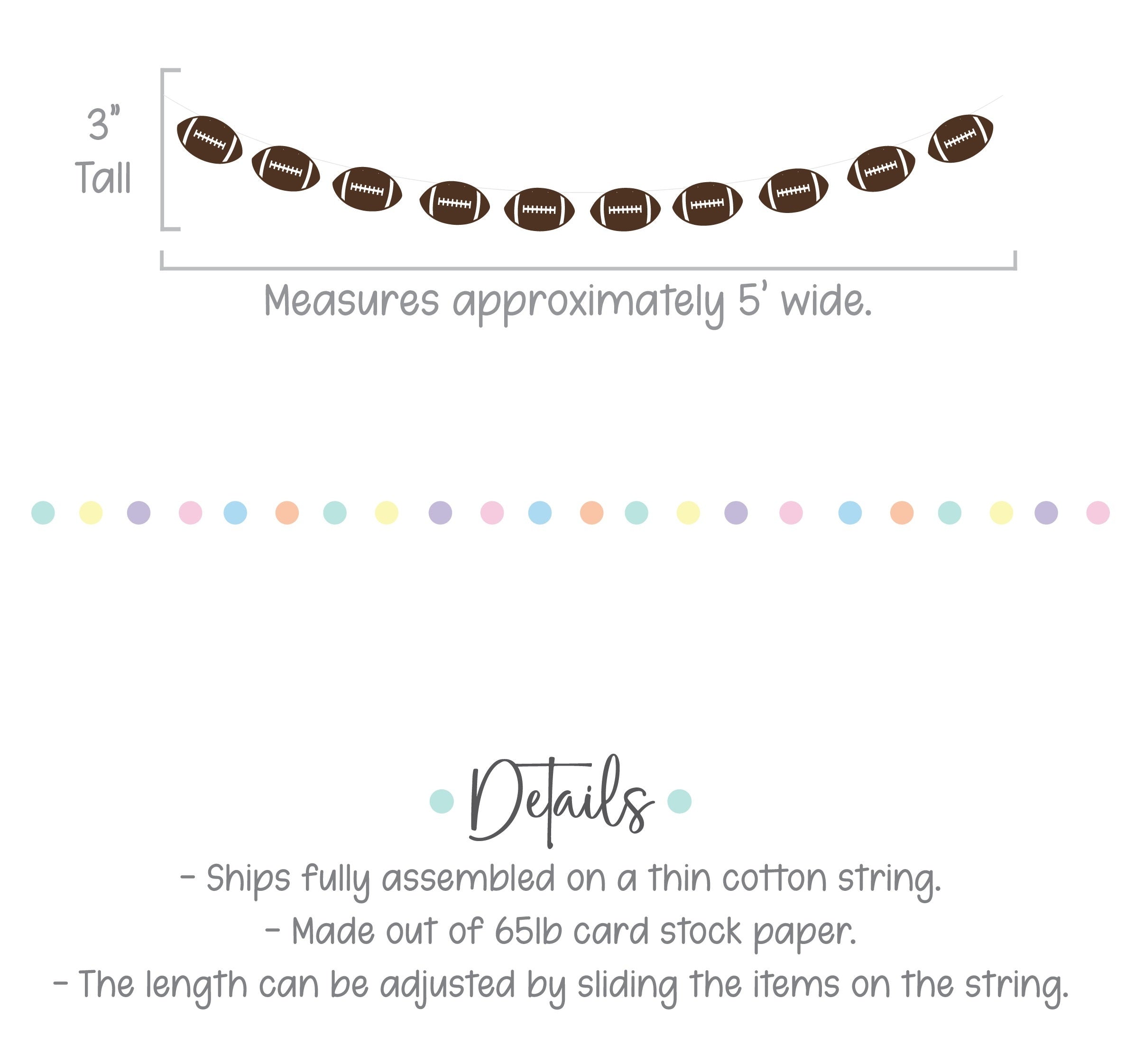 2nd Year Down, 2nd Year Down Banner, Football 3rd Birthday, Football Birthday, Football Banner, Third Birthday Ideas Decorations