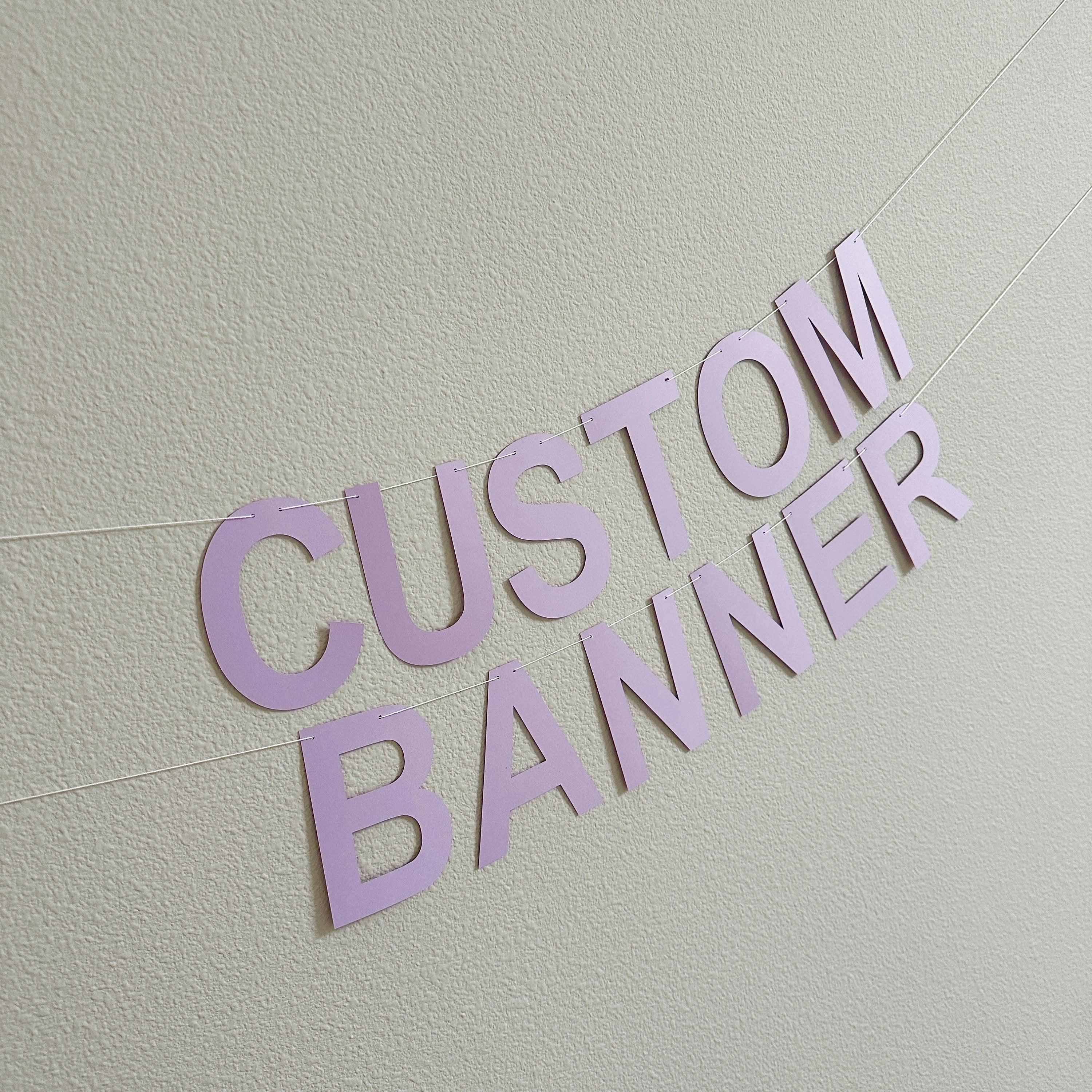 Custom Banner, Custom Lavender Banner, Customizable Banner, Custom Hashtag Banner, Custom Sign, Custom Birthday Banner