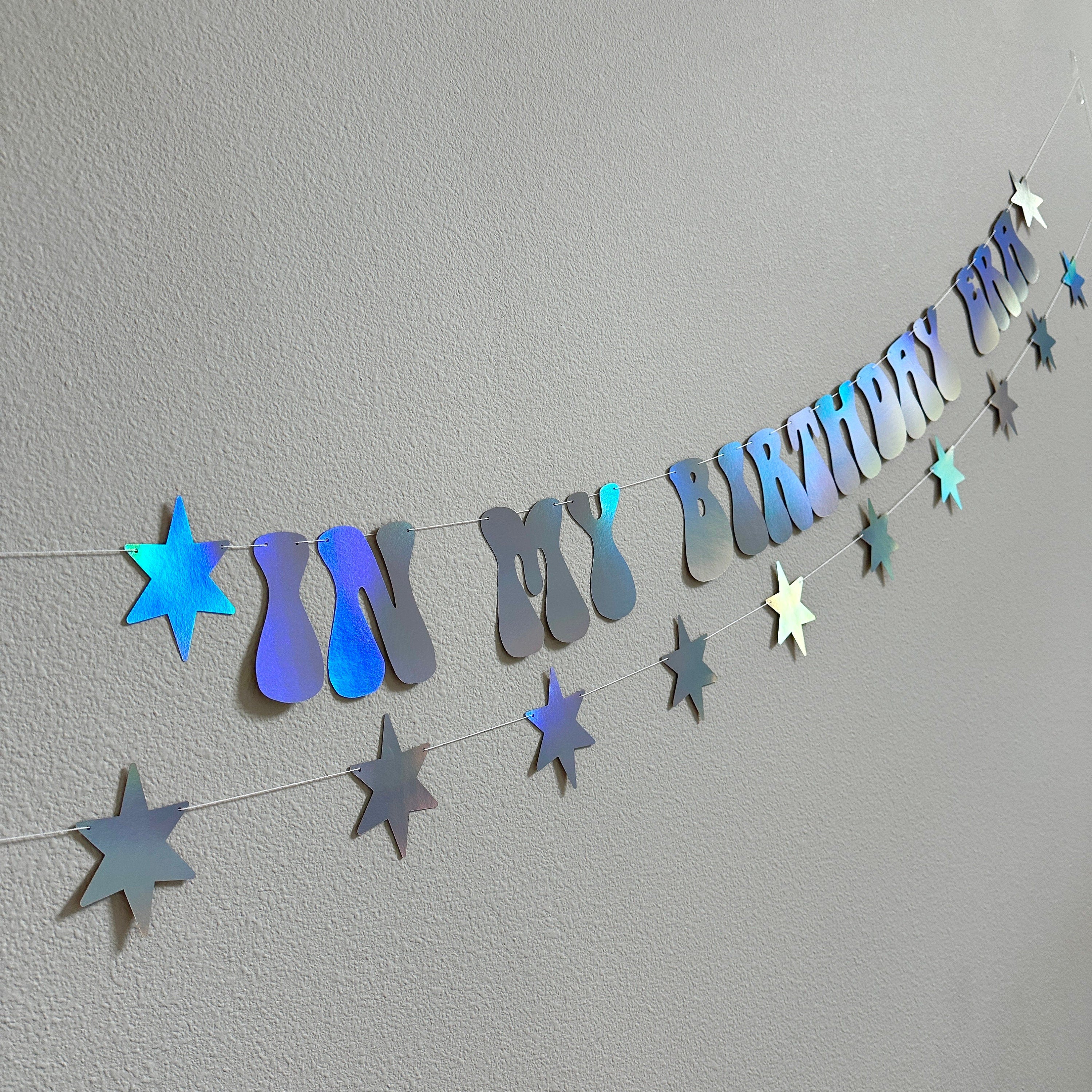 In My Birthday Era, In My Birthday Era Banner, Holographic Banner, Birthday Era Decorations