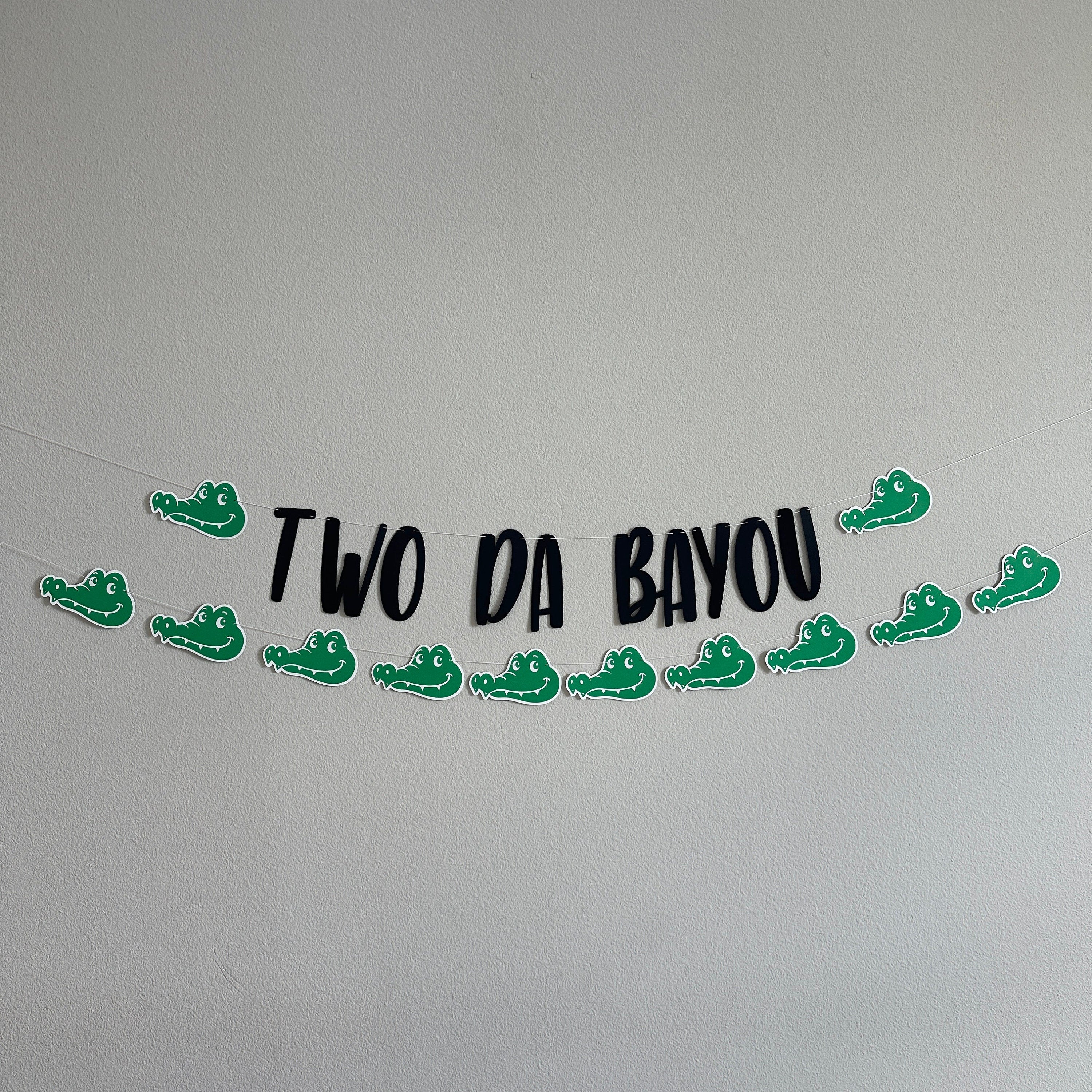 Two Da Bayou, 2nd Birthday Ideas, Alligator Second Birthday, Two Da Bayou Decorations, Bayou Birthday Party Theme