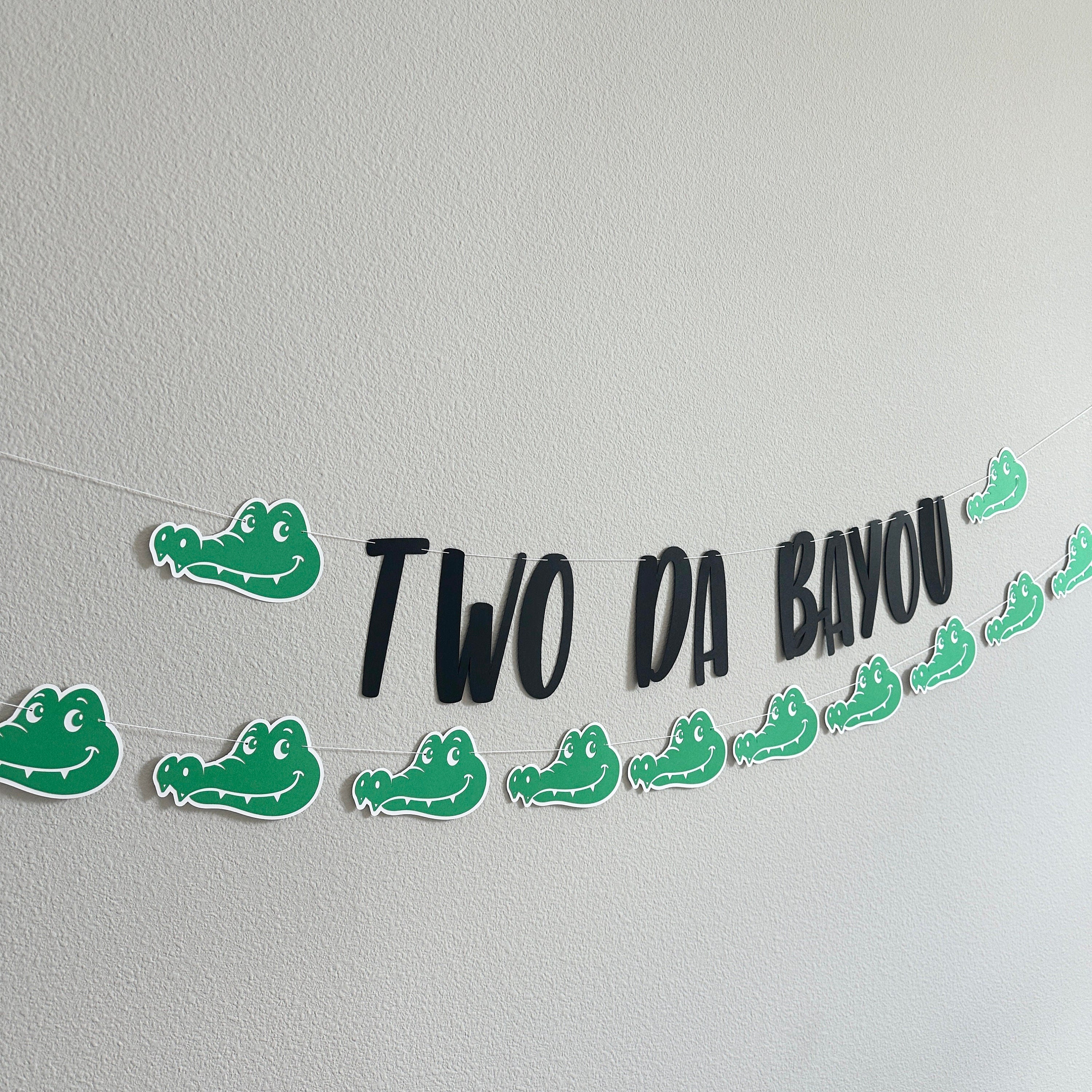 Two Da Bayou, 2nd Birthday Ideas, Alligator Second Birthday, Two Da Bayou Decorations, Bayou Birthday Party Theme