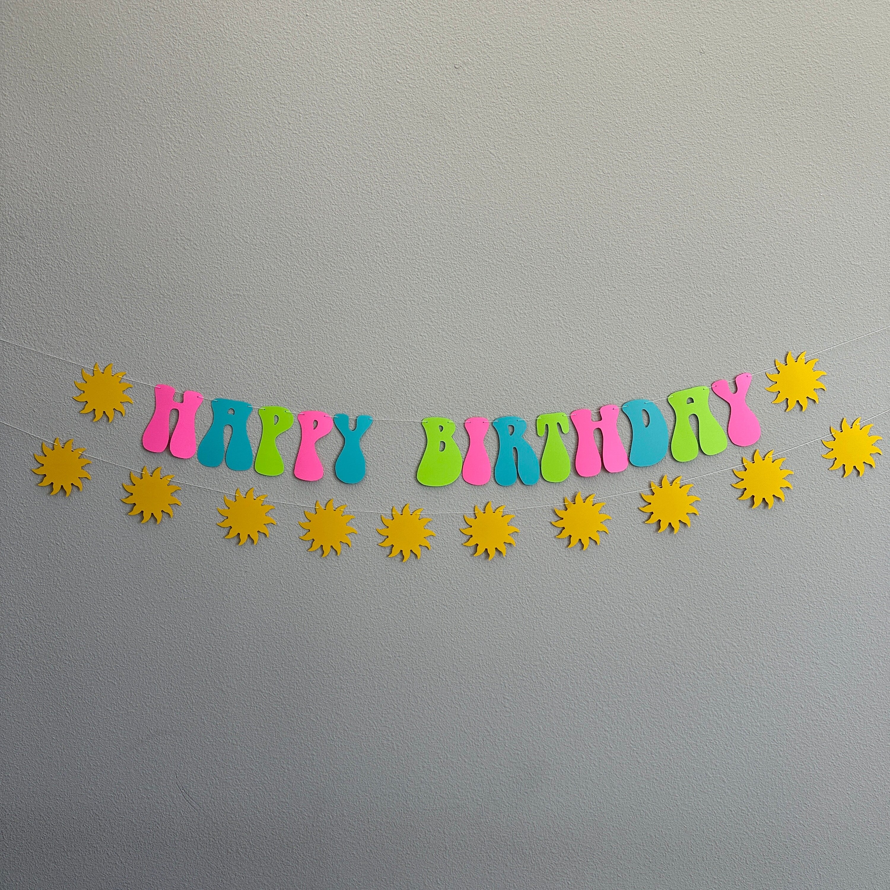 Summer Birthday Decorations, Summer Birthday Banner, Summer Birthday Party, Sun Birthday Decorations, Sun Birthday Decorations