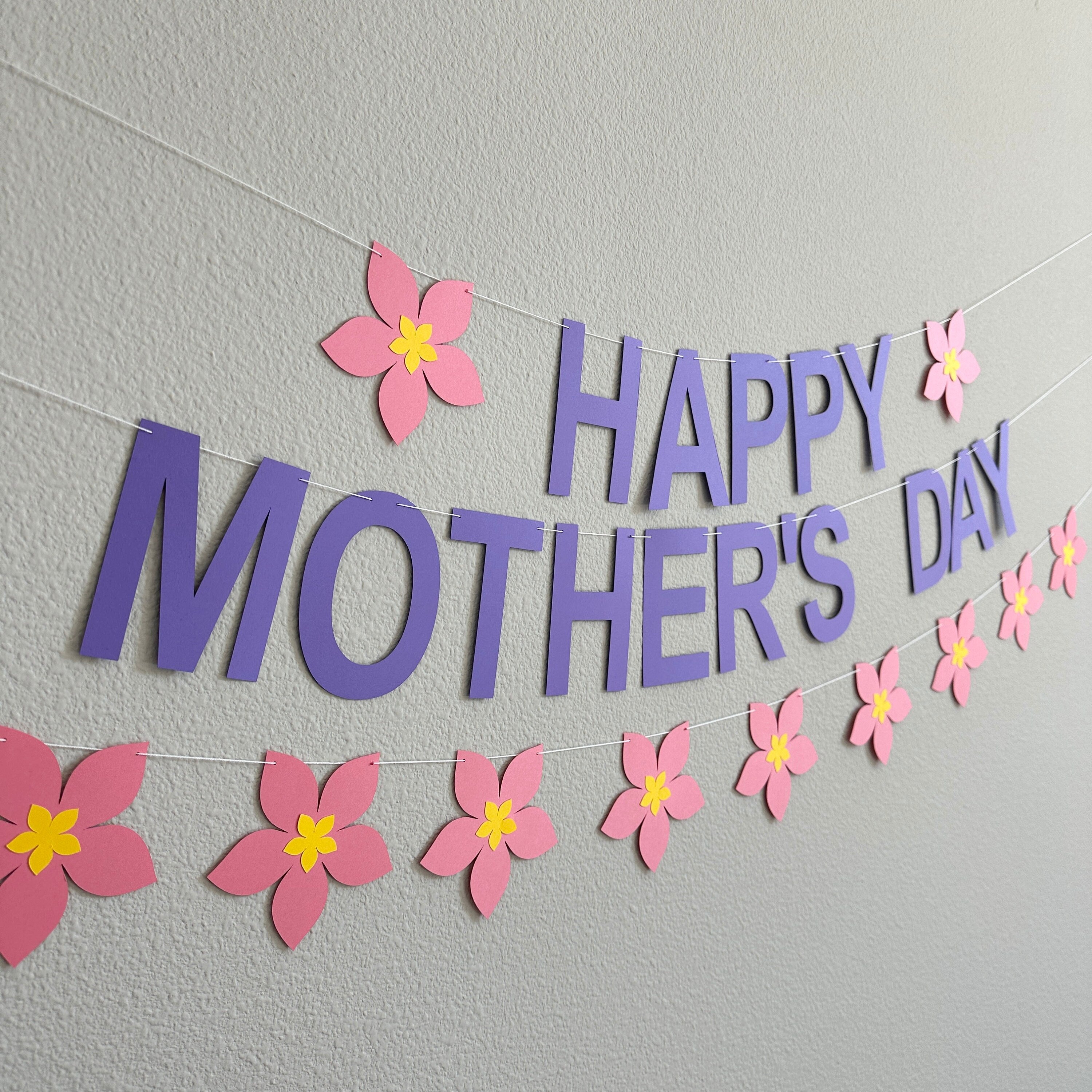 Happy Mother&#39;s Day, Happy Mother&#39;s Day Banner, Mother&#39;s Day Banner, Mother&#39;s Day Decorations, Mother&#39;s Day Gift, Happy Mother&#39;s Day Present