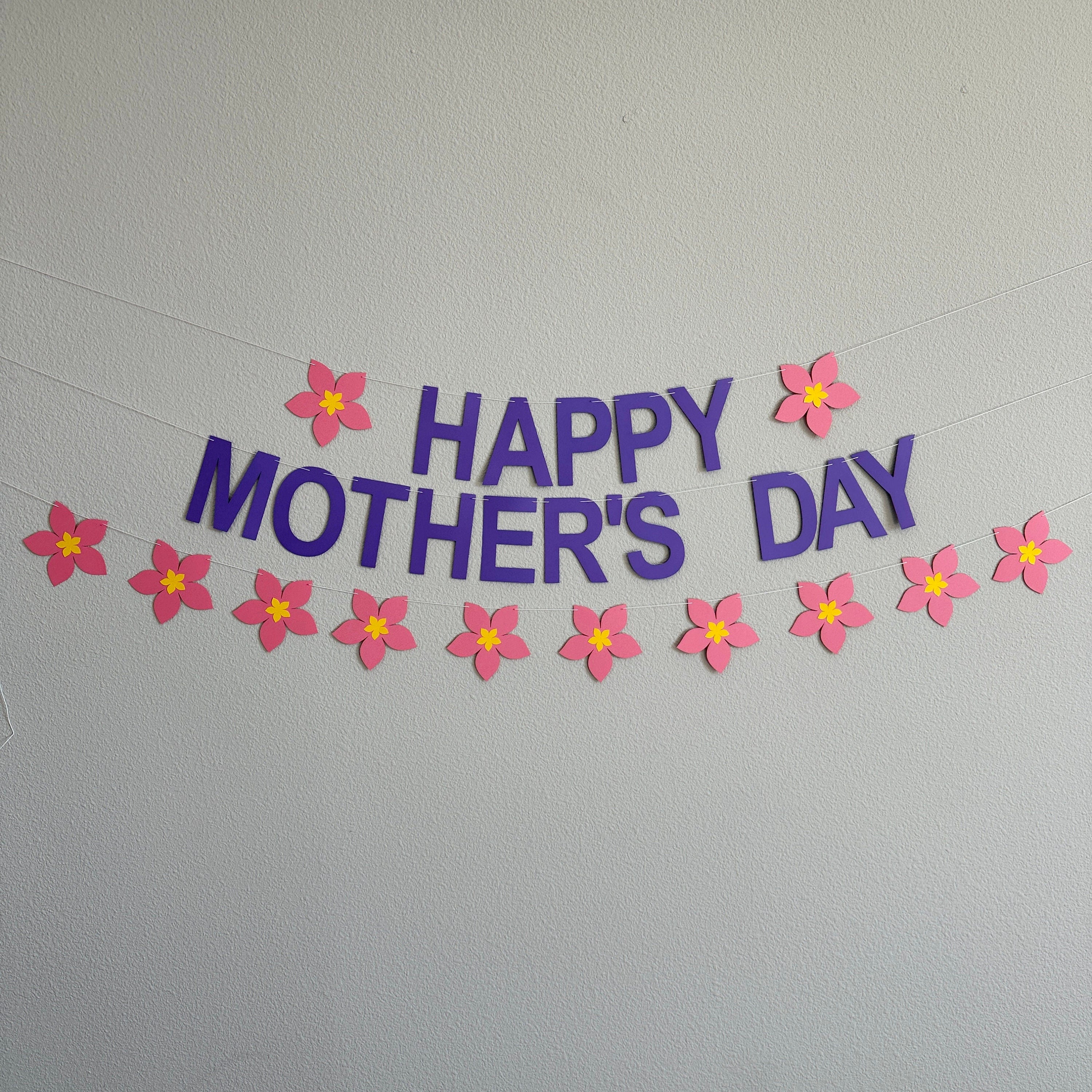 Happy Mother&#39;s Day, Happy Mother&#39;s Day Banner, Mother&#39;s Day Banner, Mother&#39;s Day Decorations, Mother&#39;s Day Gift, Happy Mother&#39;s Day Present