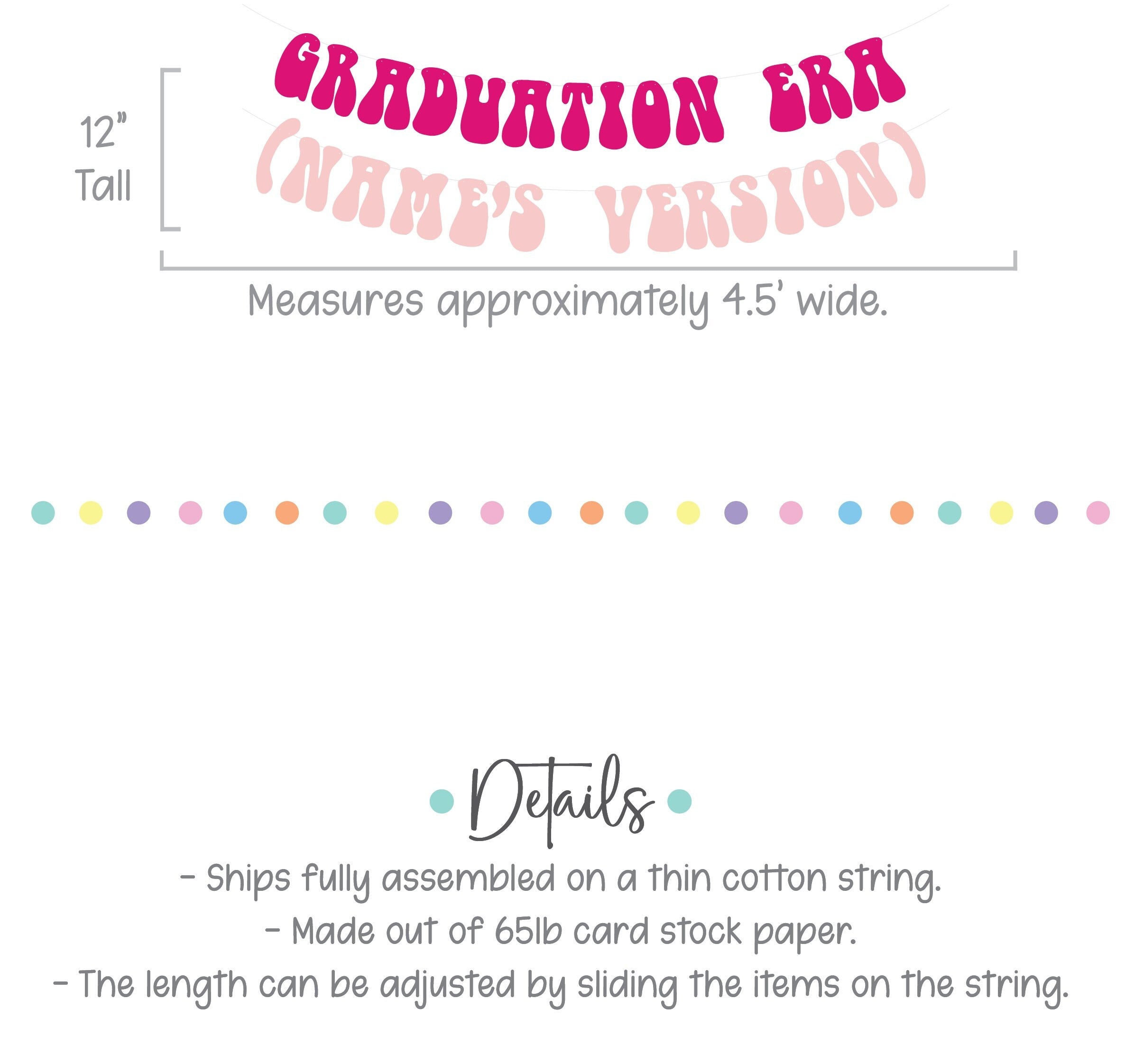 Graduation Era Name&#39;s Version, Graduation Banner, High School Graduation, College Graduation, Graduation Decorations