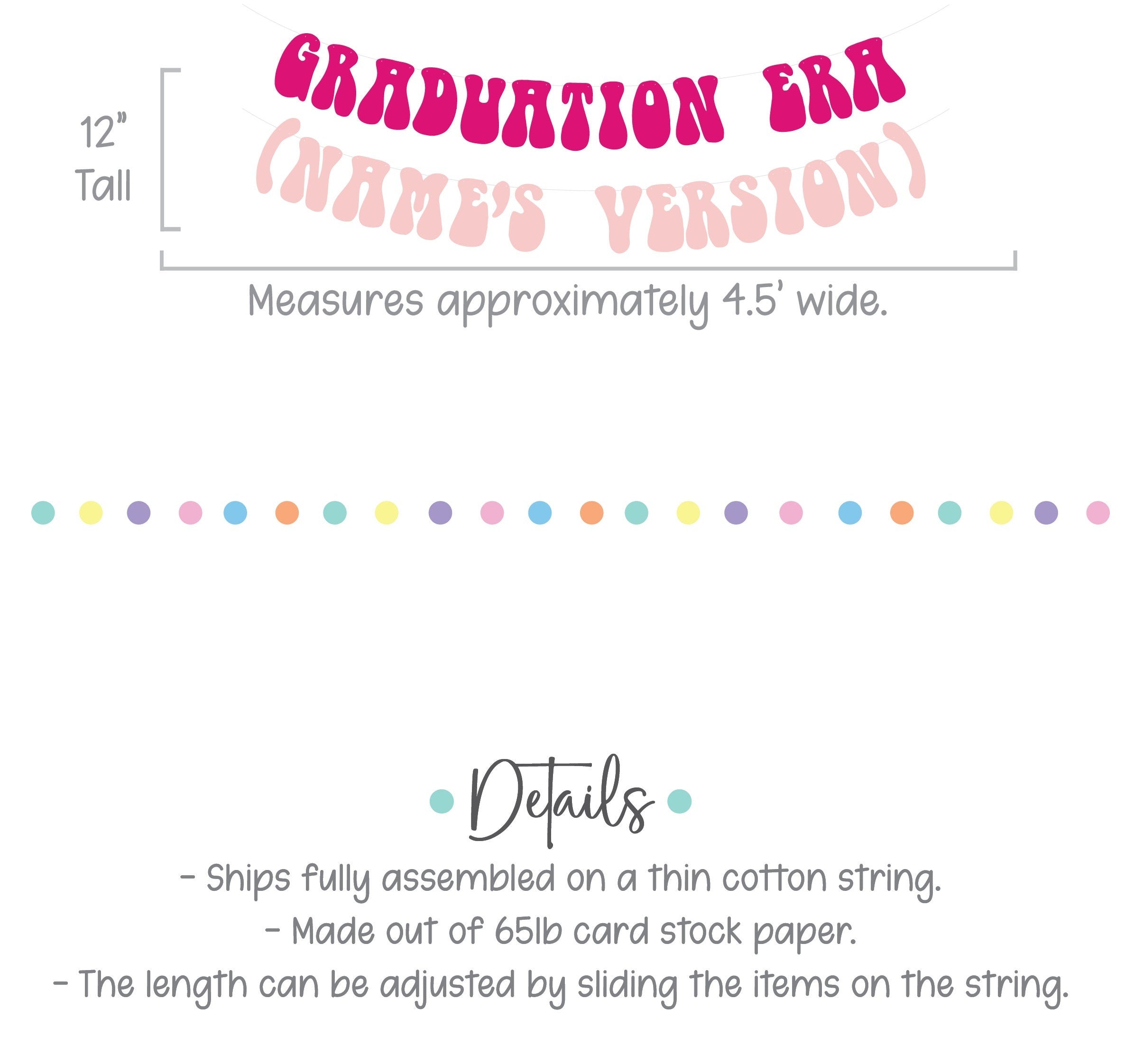 Graduation Era Name&#39;s Version, Graduation Banner, High School Graduation, College Graduation, Graduation Decorations