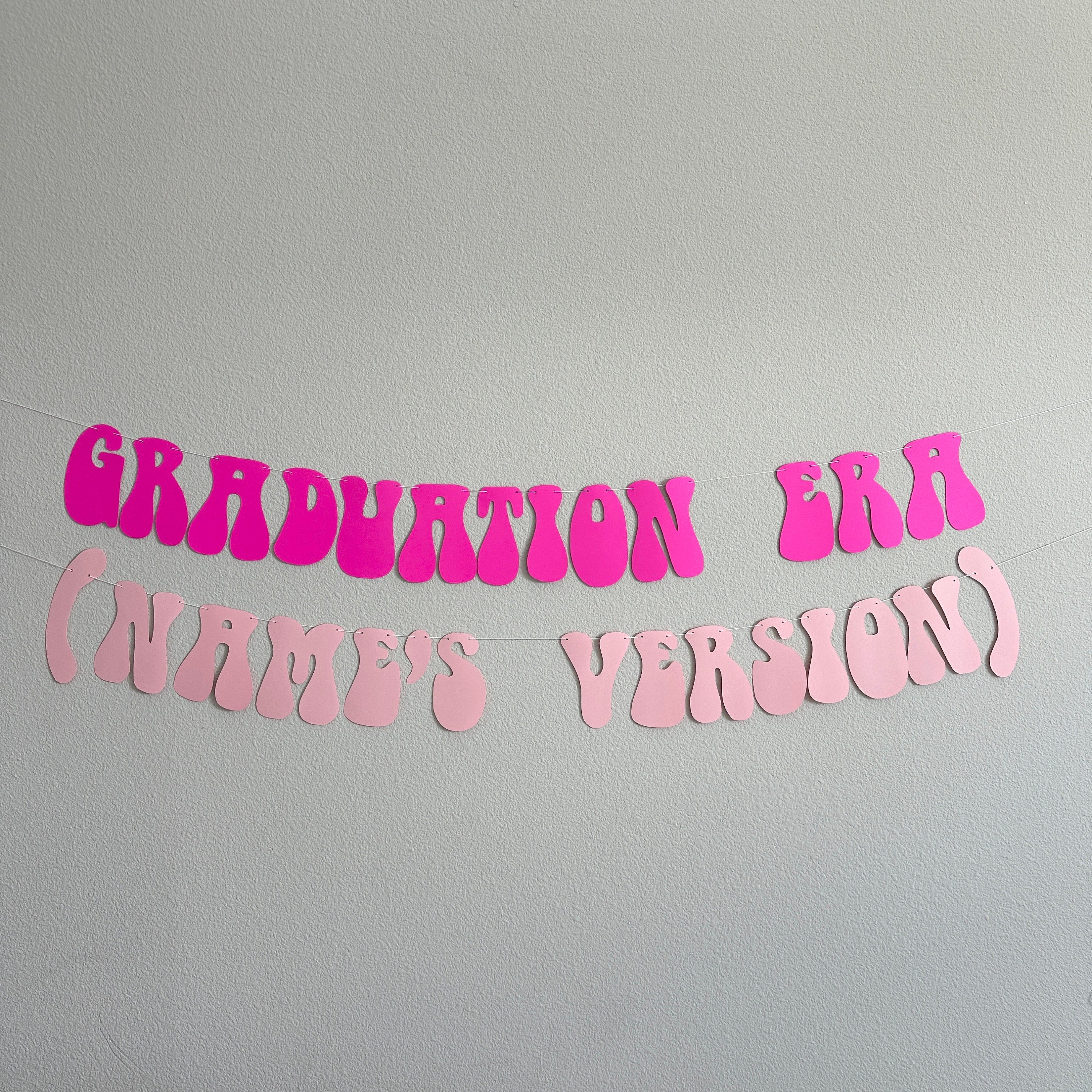 Graduation Era Name&#39;s Version, Graduation Banner, High School Graduation, College Graduation, Graduation Decorations