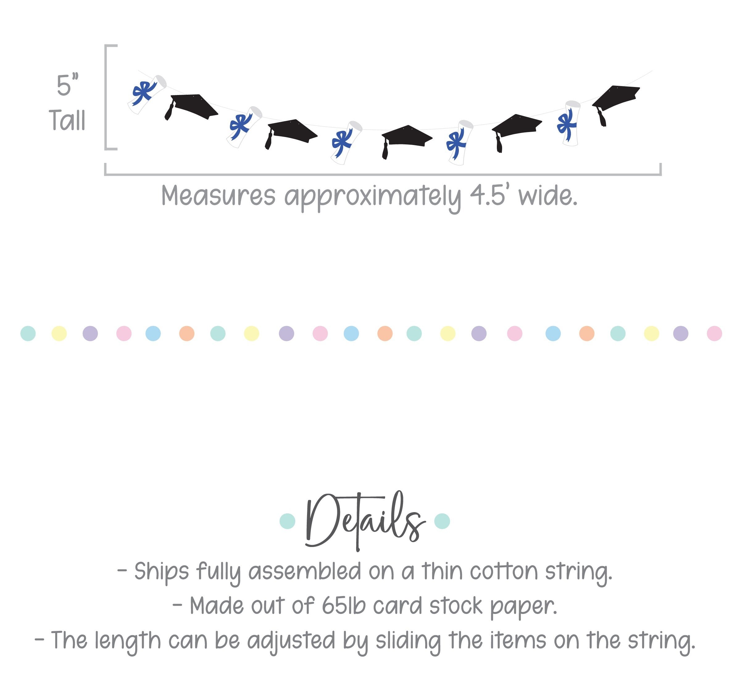 Congrats Grad Decorations, Congrats Grad Banner, Graduation Decorations, Blue Graduation, Congratulations Graduate, Graduation Party