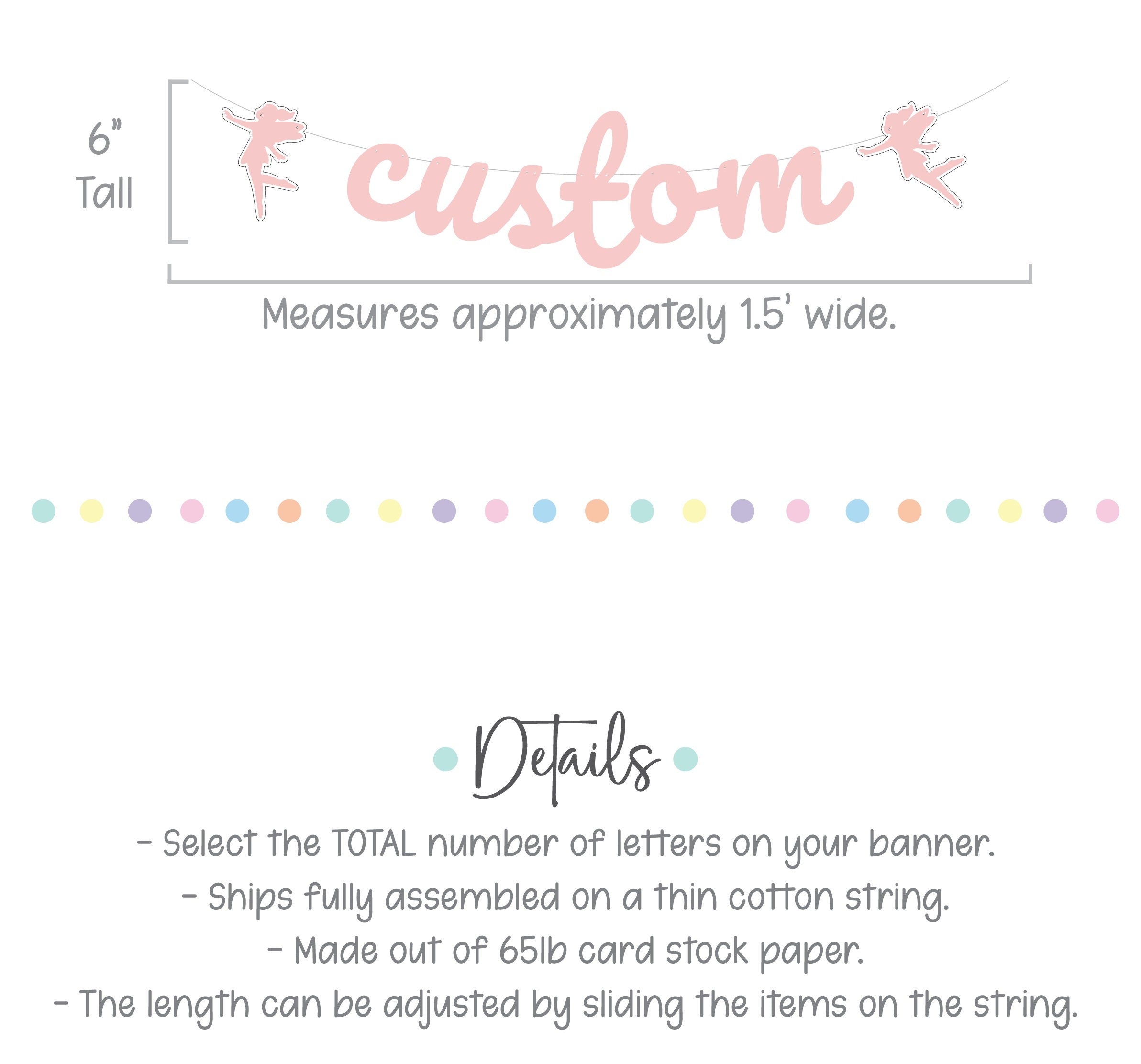 Name&#39;s Fairy 1st Birthday, Fairy Birthday Banner, Custom Fairy Banner, Fairy Themed Birthday Decorations, First Birthday Ideas