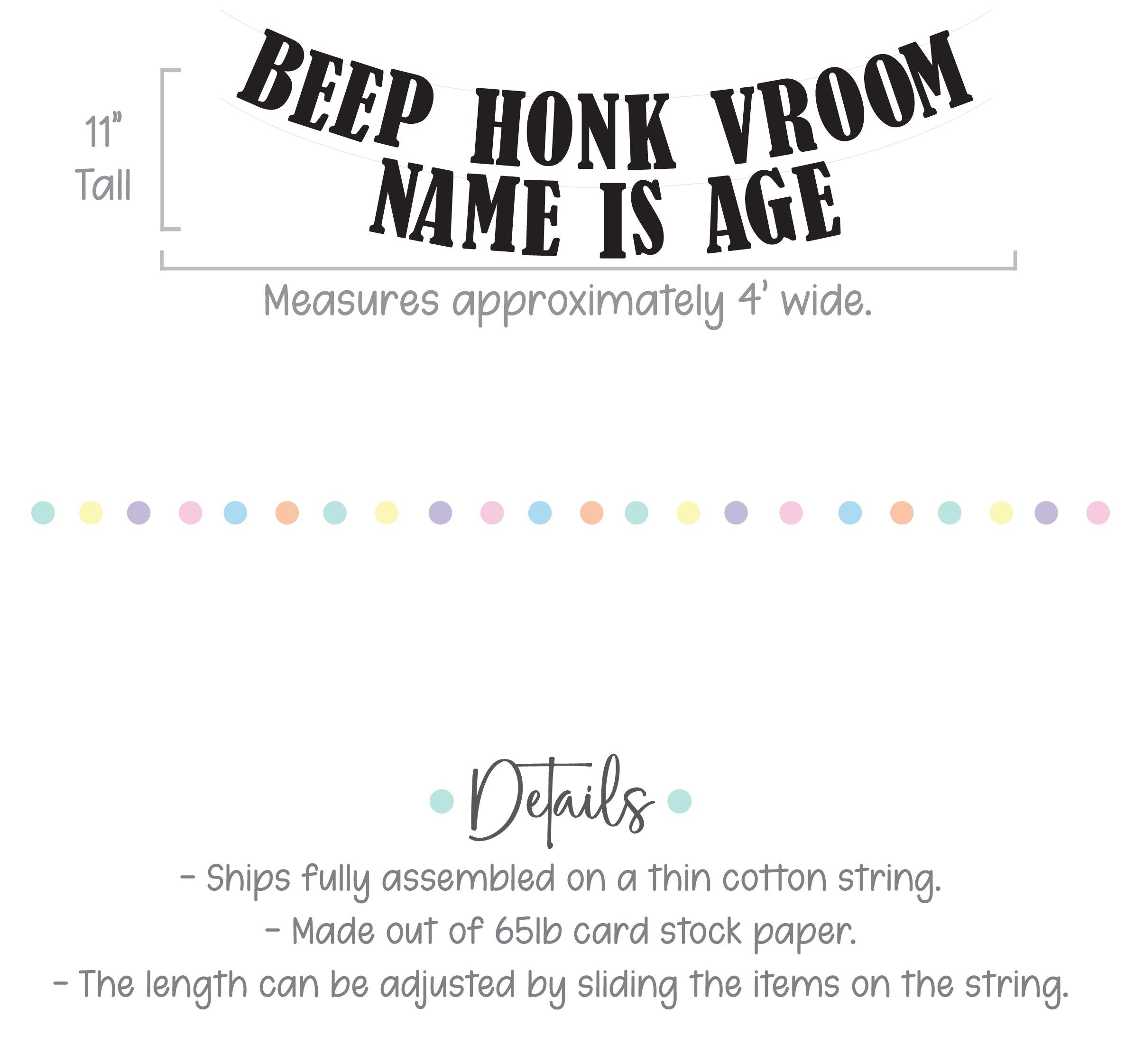 Beep Honk Vroom, Beep Honk Vroom Banner, Beep Honk Vroom Decorations, Transportation Birthday, Race Car Birthday, Transportation Theme