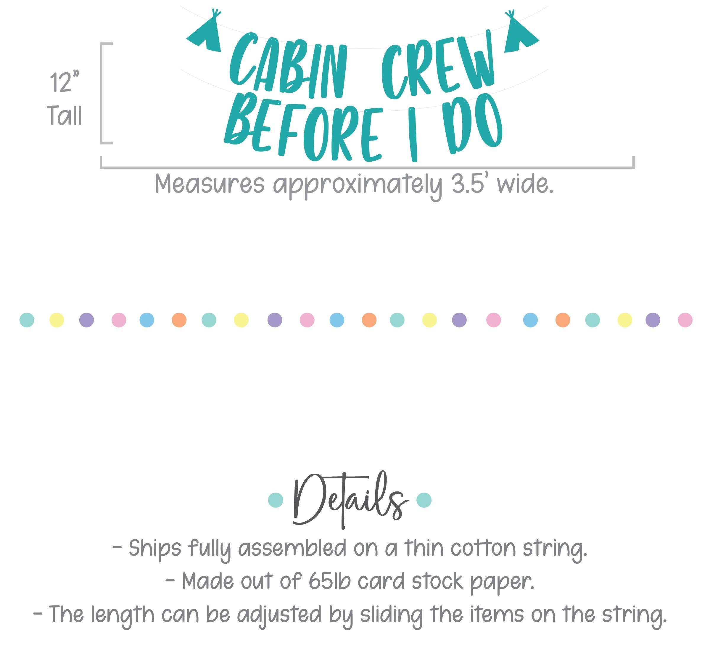 Cabin Crew Before I Do, Camp Bachelorette, Cabin Bachelorette, Bachelorette Decorations, Gold Bachelorette Banner, Camplorette