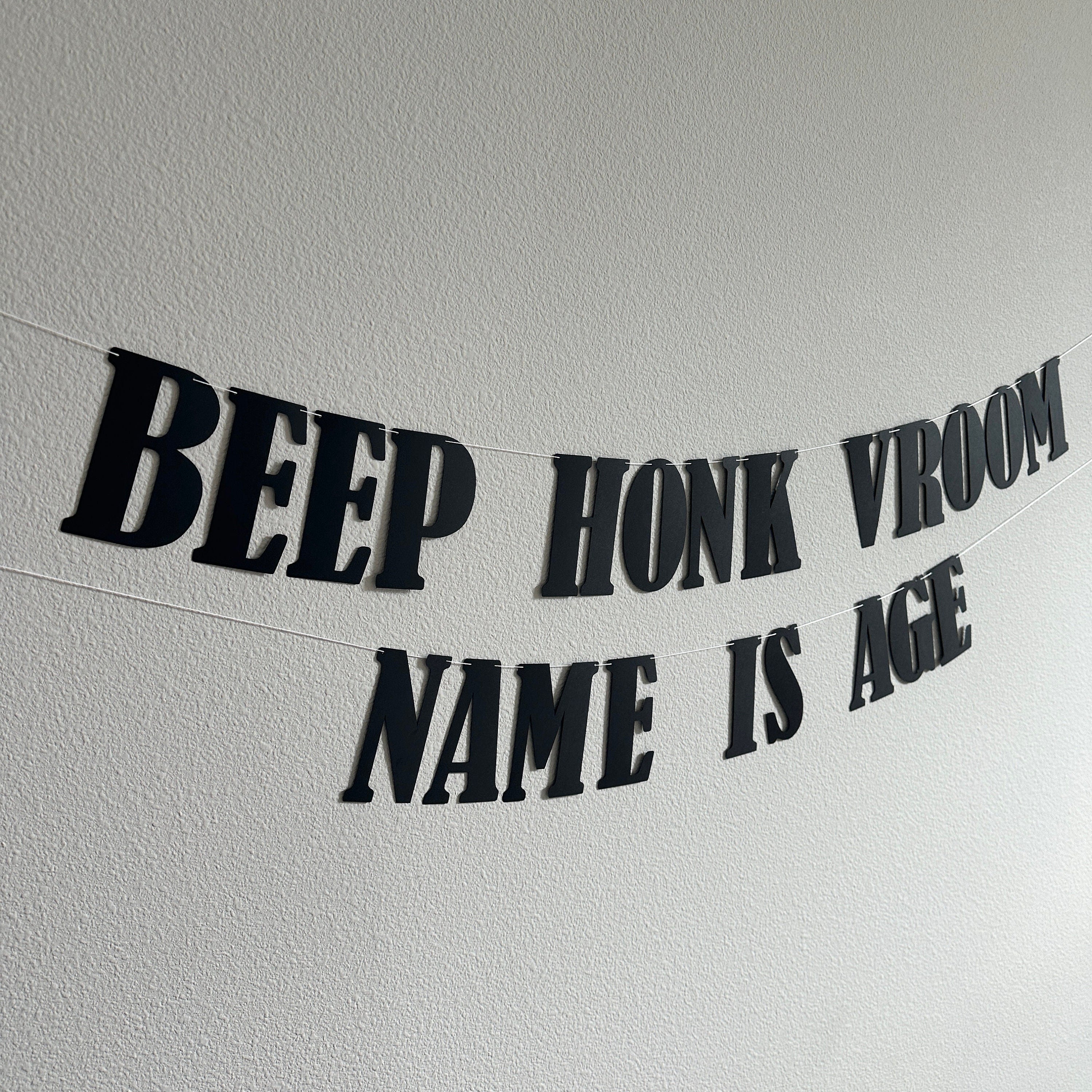 Beep Honk Vroom, Beep Honk Vroom Banner, Beep Honk Vroom Decorations, Transportation Birthday, Race Car Birthday, Transportation Theme