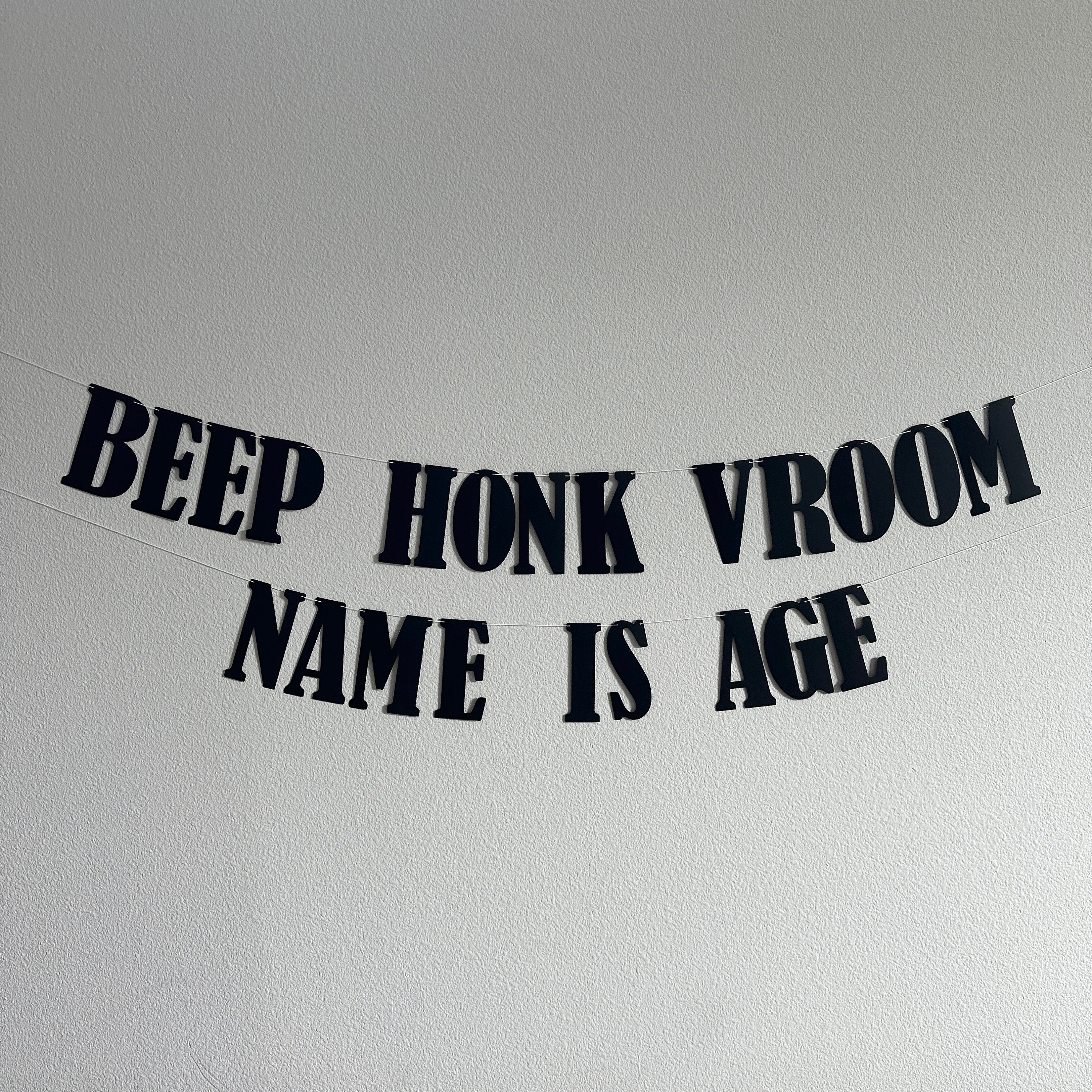 Beep Honk Vroom, Beep Honk Vroom Banner, Beep Honk Vroom Decorations, Transportation Birthday, Race Car Birthday, Transportation Theme