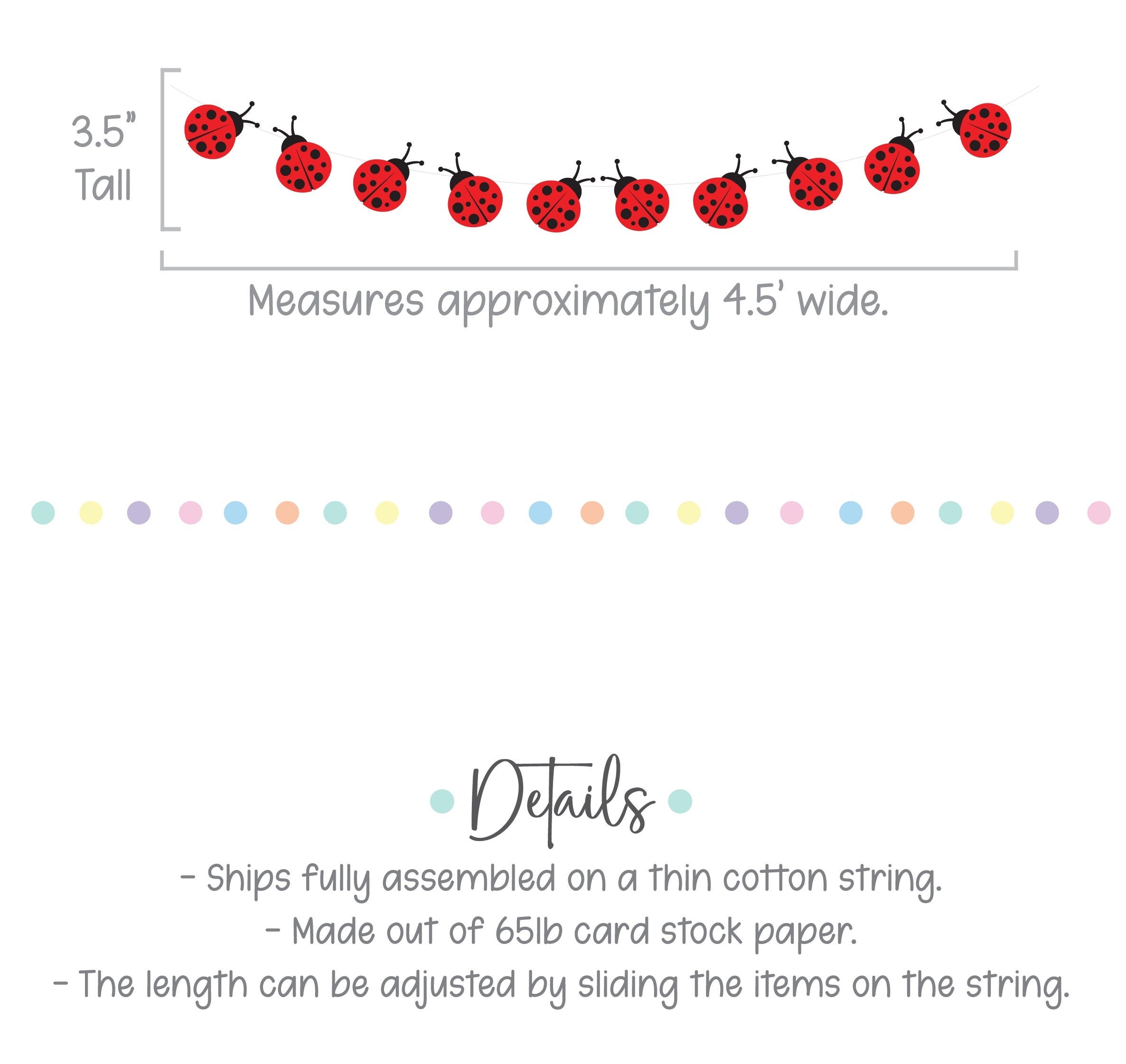 Ladybug Birthday Banner, Ladybug Banner, Ladybugs, Ladybug Birthday, Ladybug Birthday Decor