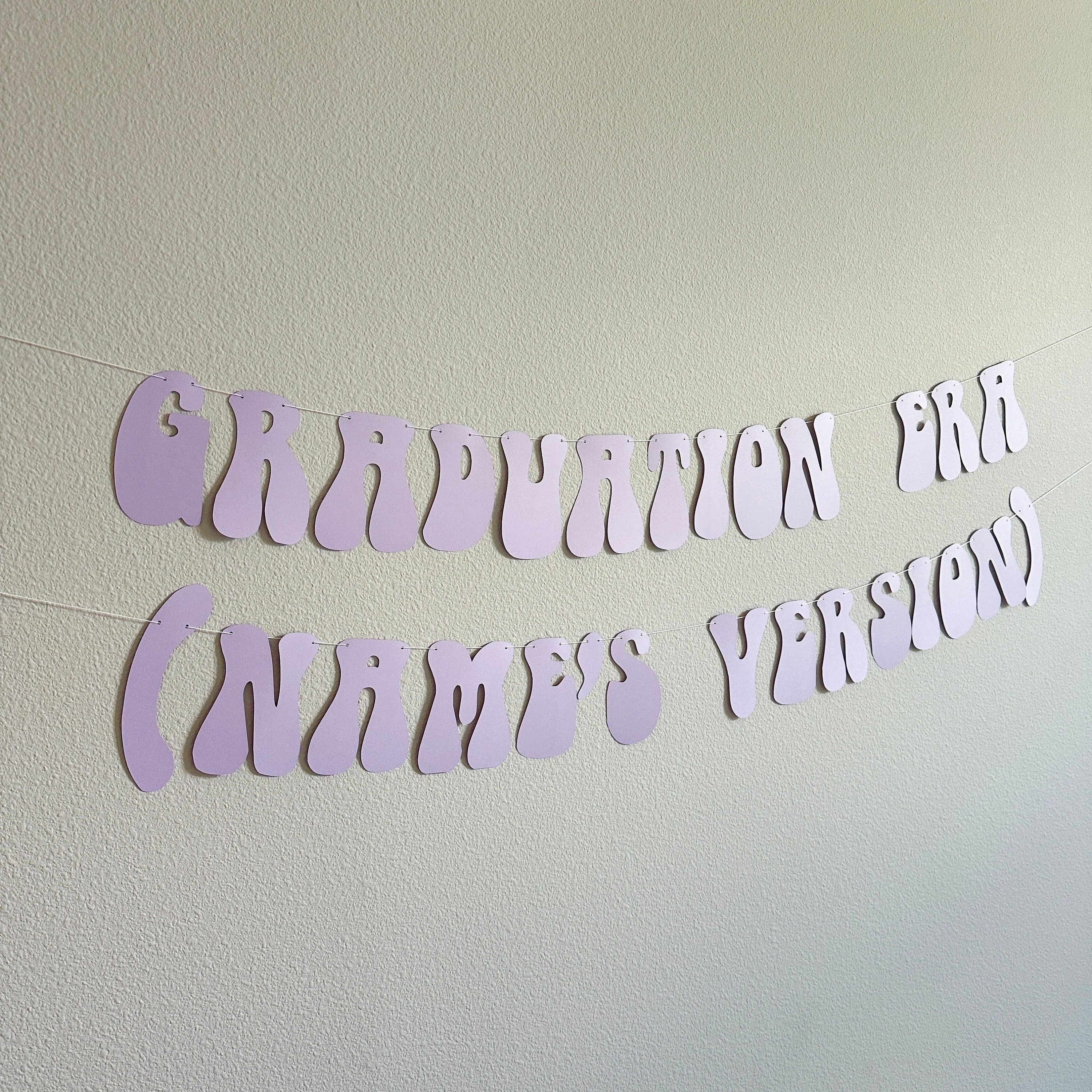 Graduation Era Name&#39;s Version, Graduation Banner, High School Graduation, College Graduation, Graduation Decorations