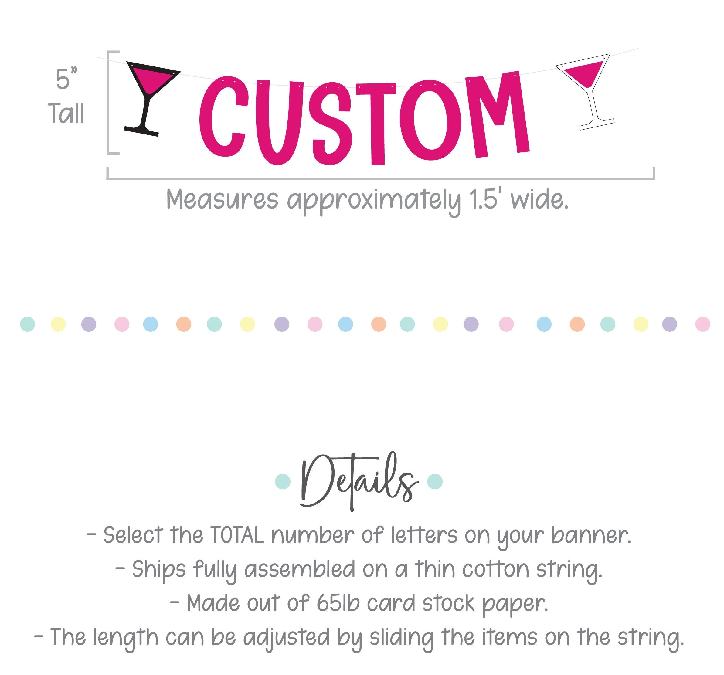 A Tini Bit Older, Martini Banner, Martini Garland, Martini Birthday, Martini Party, Martini Decor, Martini Birthday Party, Summer Banner