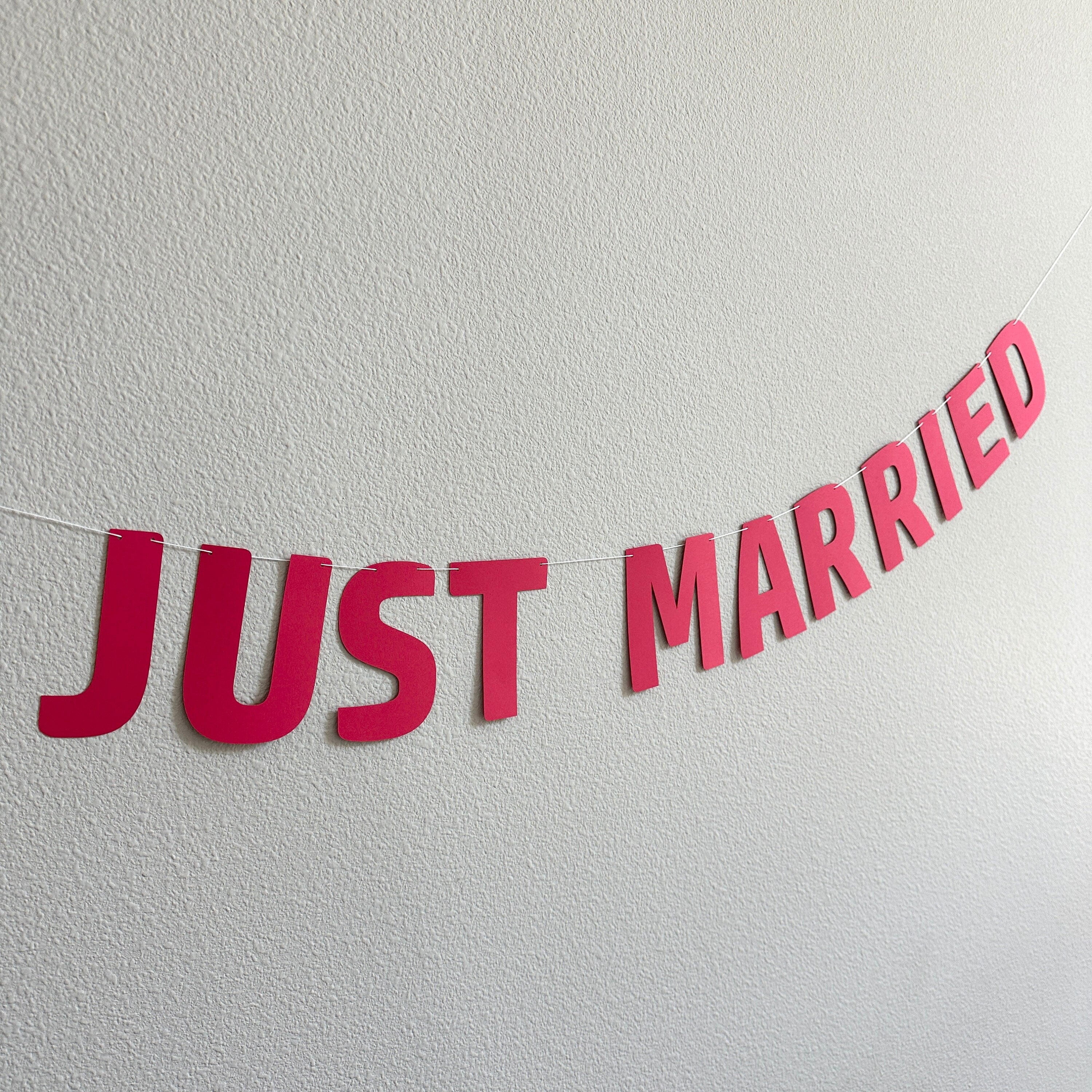 Just Married, Just Married Banner, Just Married Decorations, Custom Banner, Custom Wedding Banner