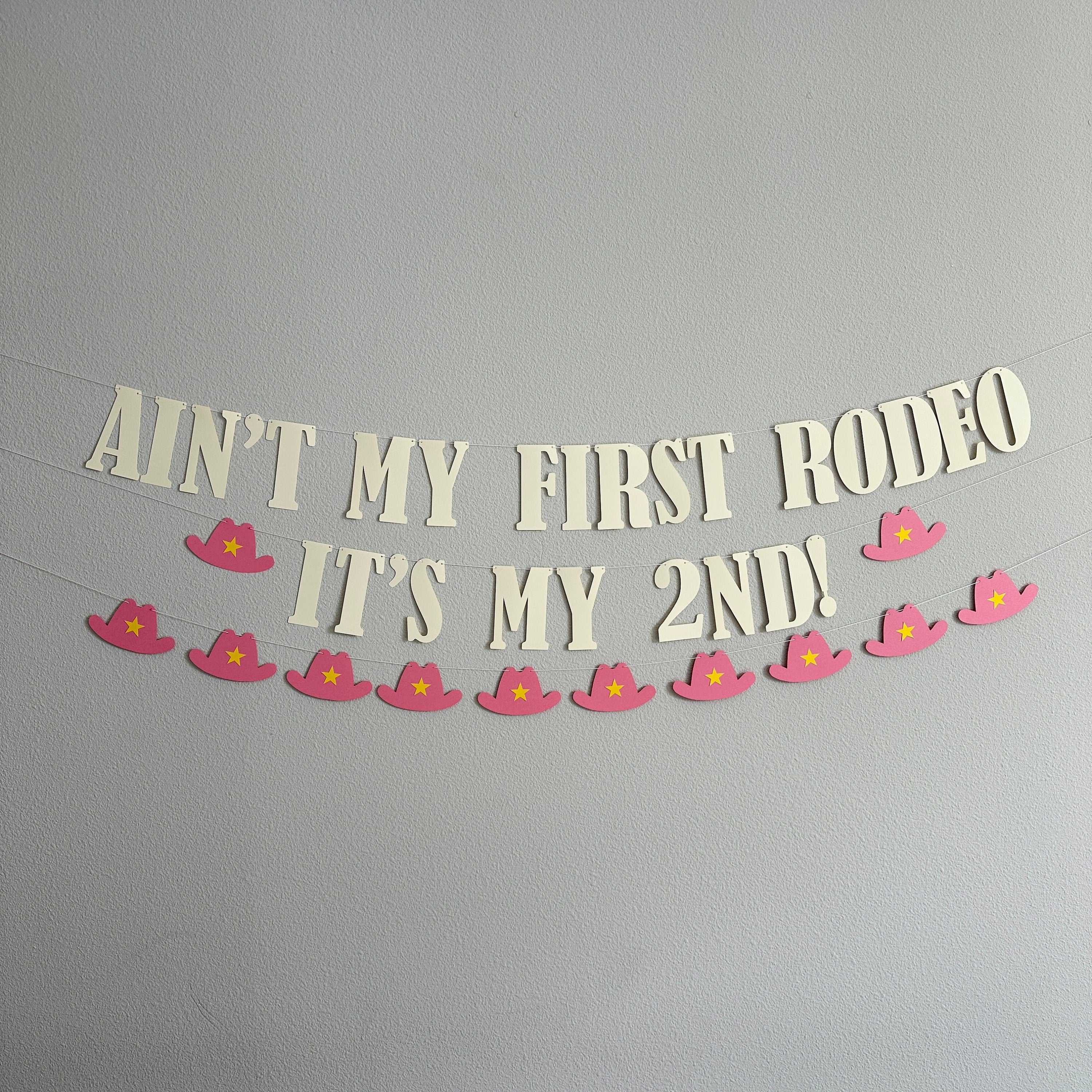 Ain&#39;t My First Rodeo It&#39;s my 2nd, 2nd Birthday Ideas, 2nd Birthday Decorations, Second Birthday Ideas, Second Birthday Decorations