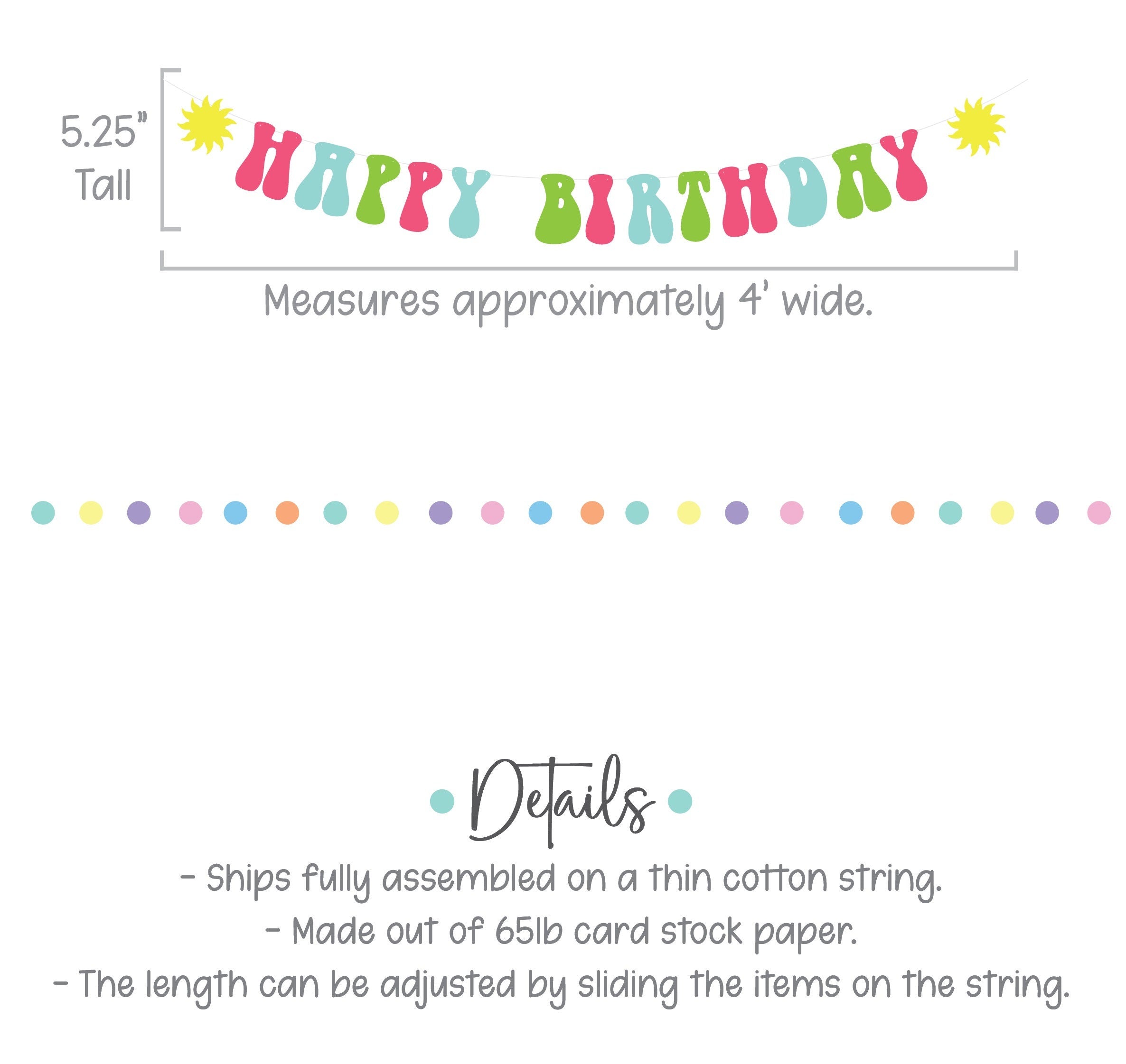 Summer Birthday Decorations, Summer Birthday Banner, Summer Birthday Party, Sun Birthday Decorations, Sun Birthday Decorations