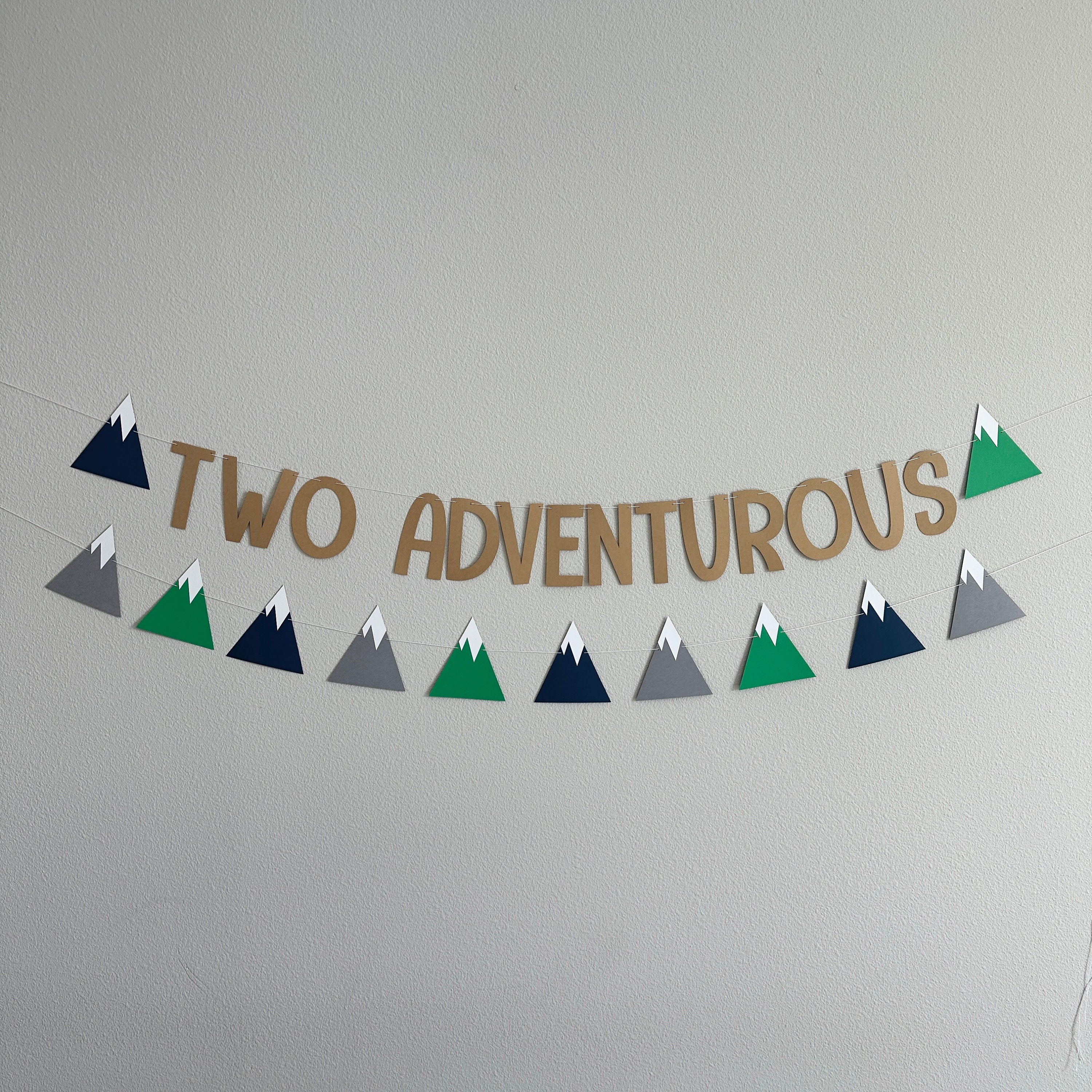 Two Adventurous, 2nd Birthday, Adventure Birthday Party Theme, 2nd Birthday Ideas, Boy 2nd Birthday, Mountain Decorations, Outdoor Birthday