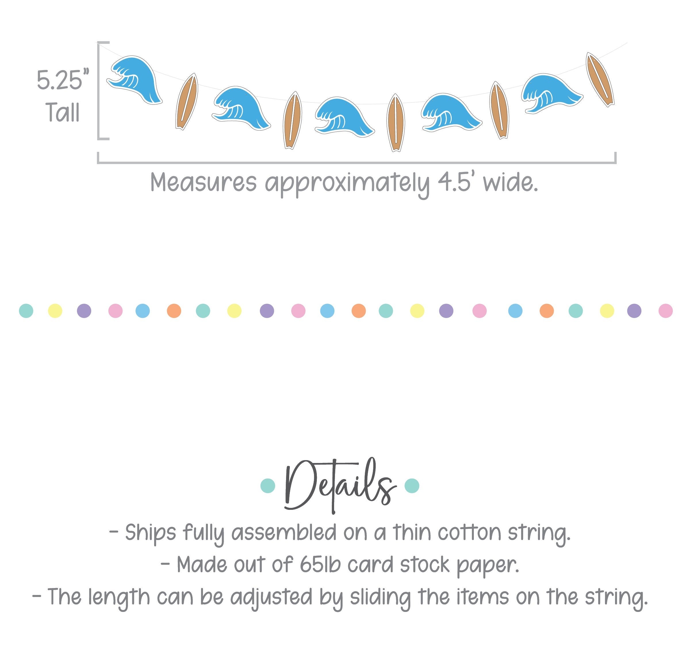 The Big One, 1st Birthday Party Decorations, Surfing 1st Birthday Banner, First Birthday Banner, Surf Themed Birthday Banner