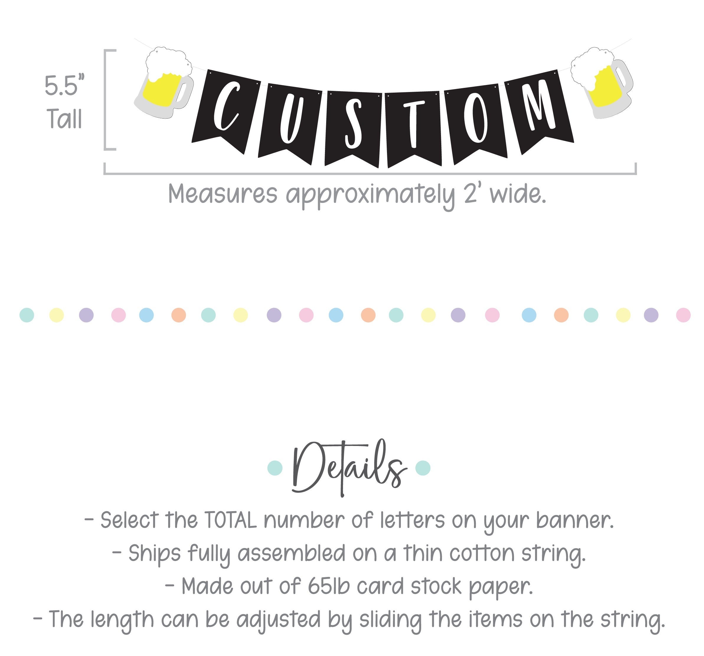 Brew Crew, Brew Crew Decorations, Beer Decorations, Beer Banner, Bachelor Party Decorations, Bew Crew Before I Do