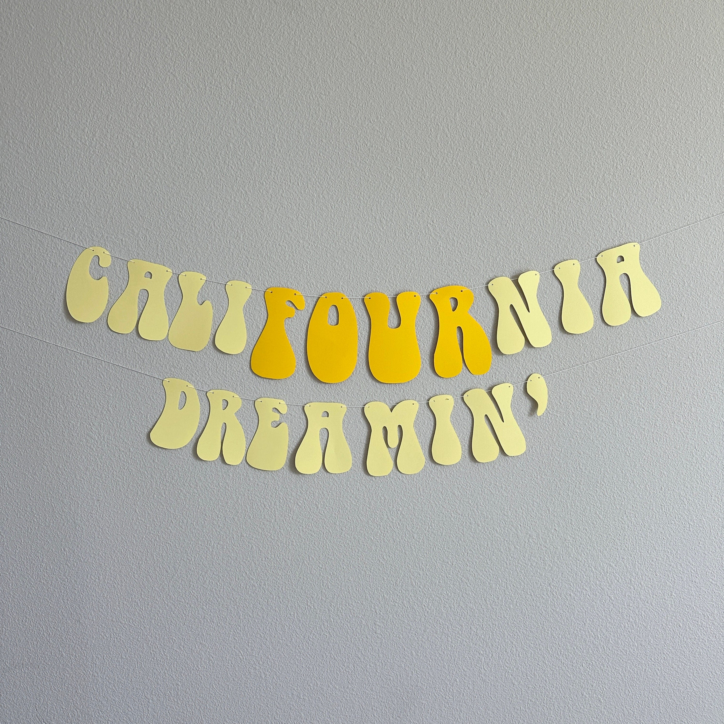 CaliFOURnia Dreamin&#39;, 4th Birthday Decorations, 4th Birthday Party, California Themed Fourth Birthday Party Decorations