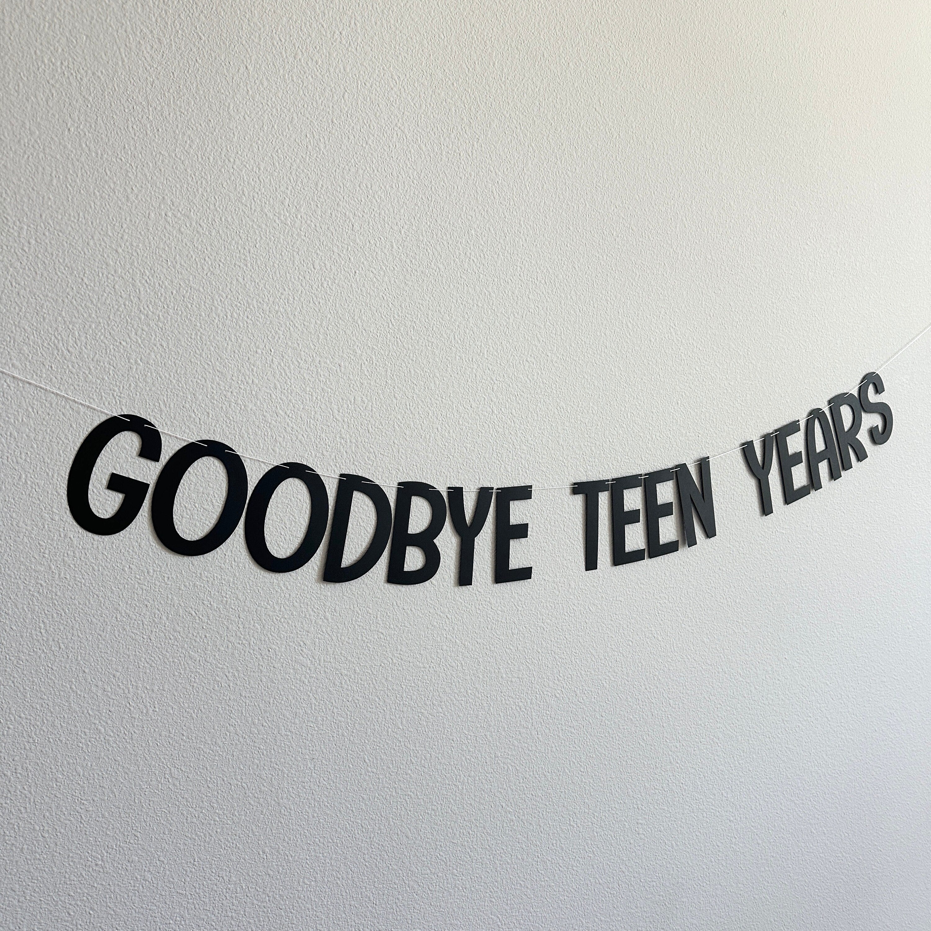 Goodbye Teen Years, 20th Birthday Decorations, 20th Birthday Party, Goodbye Teen Years Decorations