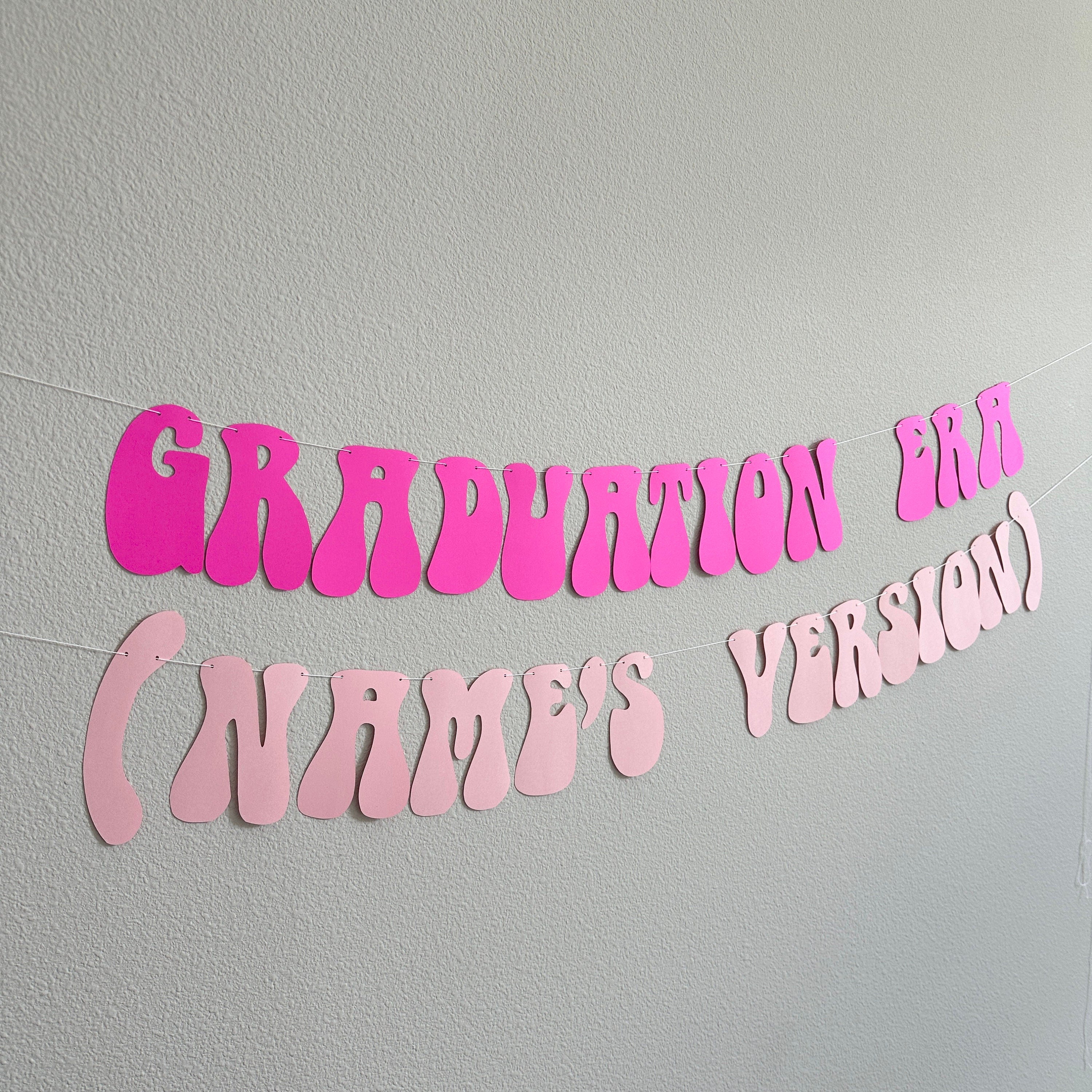 Graduation Era Name&#39;s Version, Graduation Banner, High School Graduation, College Graduation, Graduation Decorations