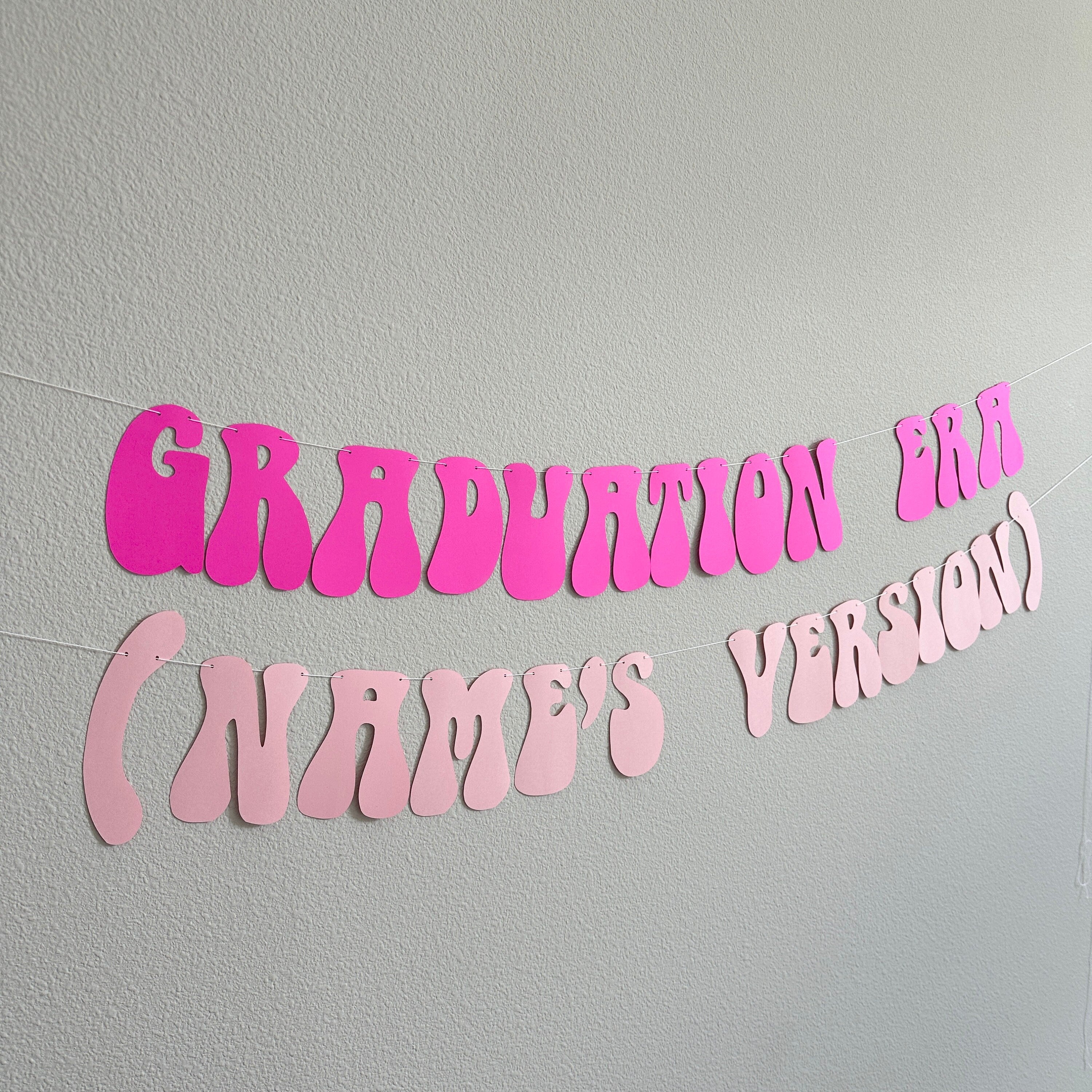 Graduation Era Name&#39;s Version, Graduation Banner, High School Graduation, College Graduation, Graduation Decorations