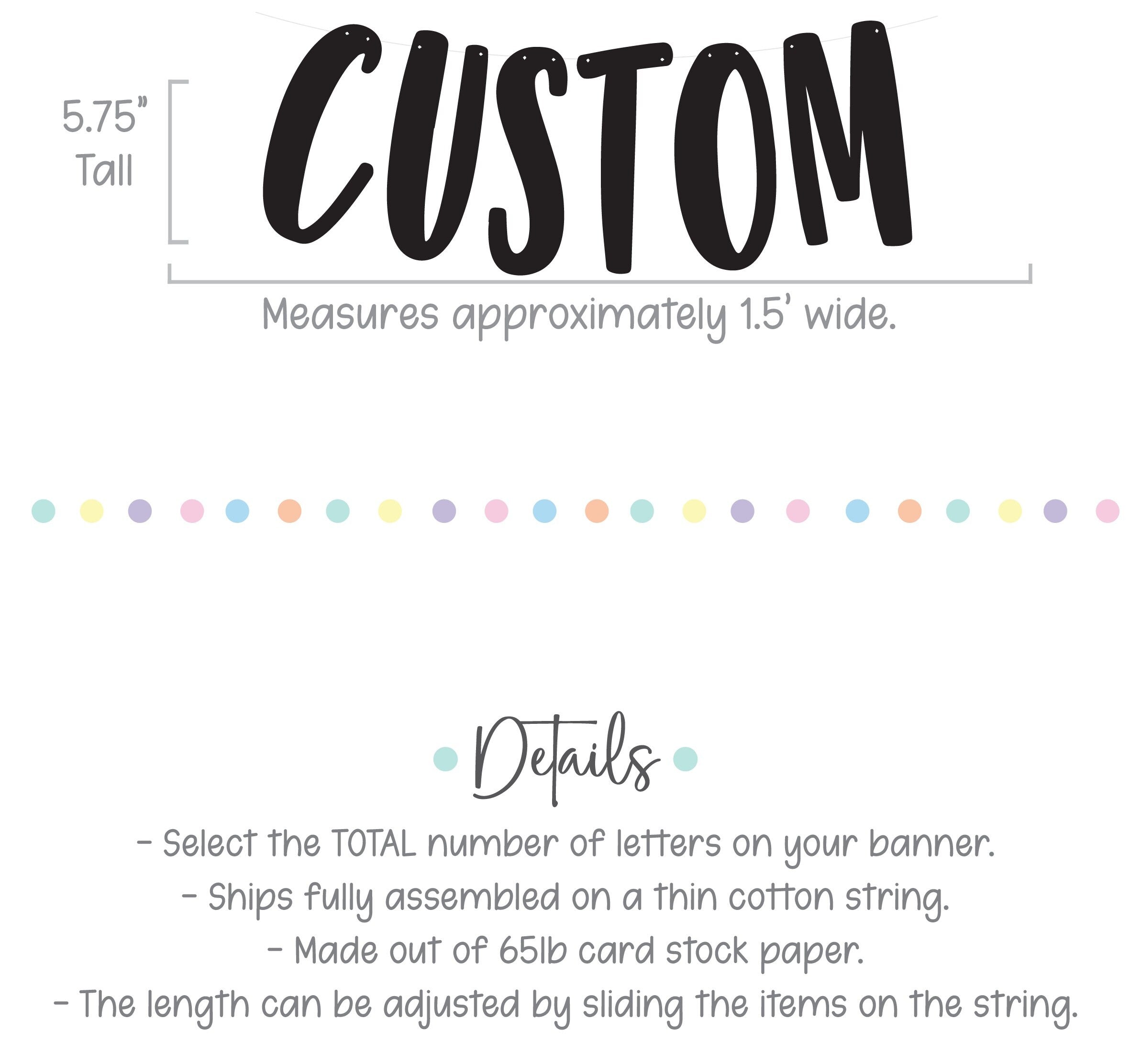 Custom Banner, Custom Black Banner, Customizable Banner, Custom Fun Font Banner, Custom Sign, Black Banner