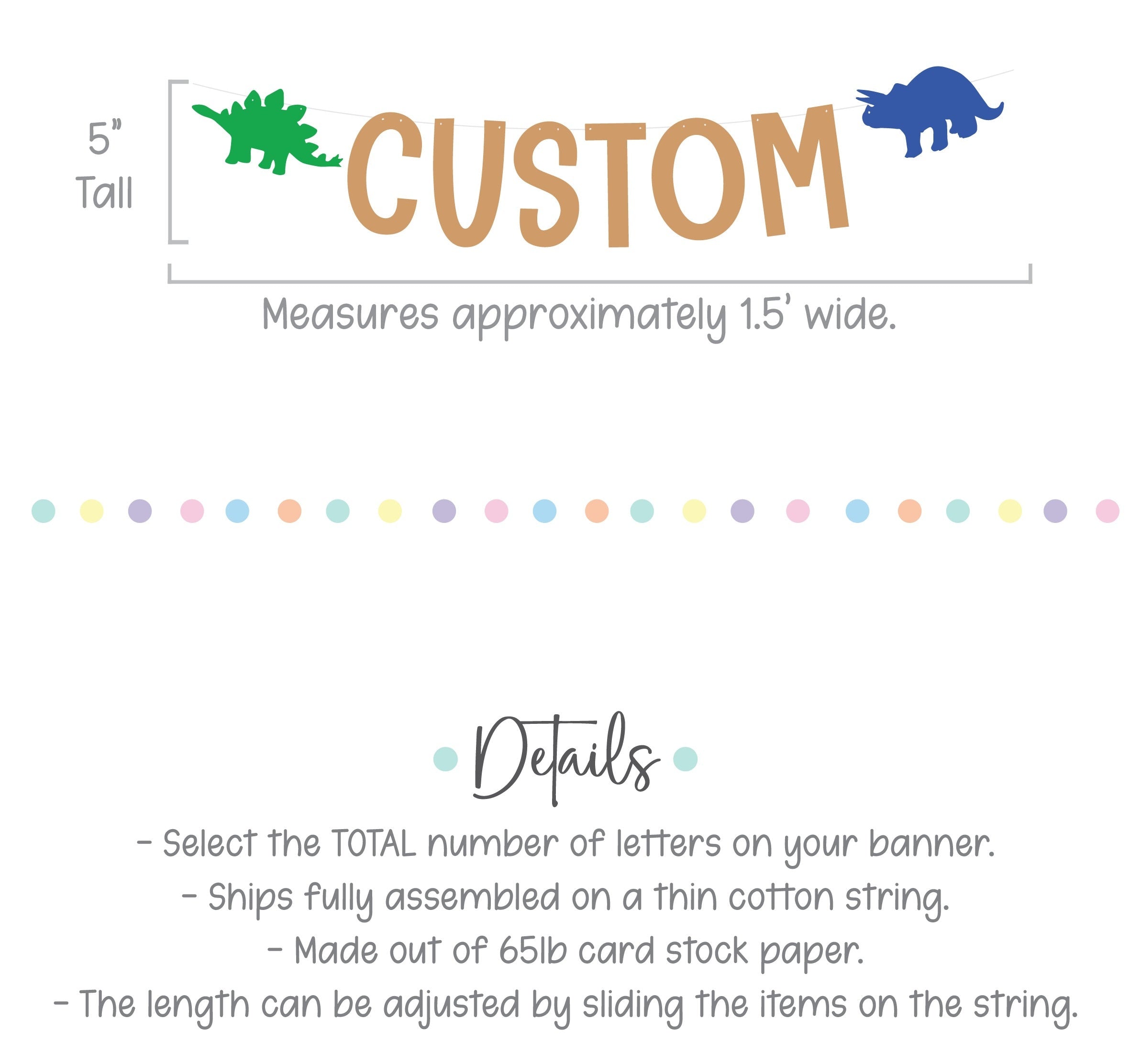Dinosaur Garland, Dinosaur Decorations, Dinosaurs, Dinosaur Party, Dinosaur Birthday Party, Dinosaur Theme