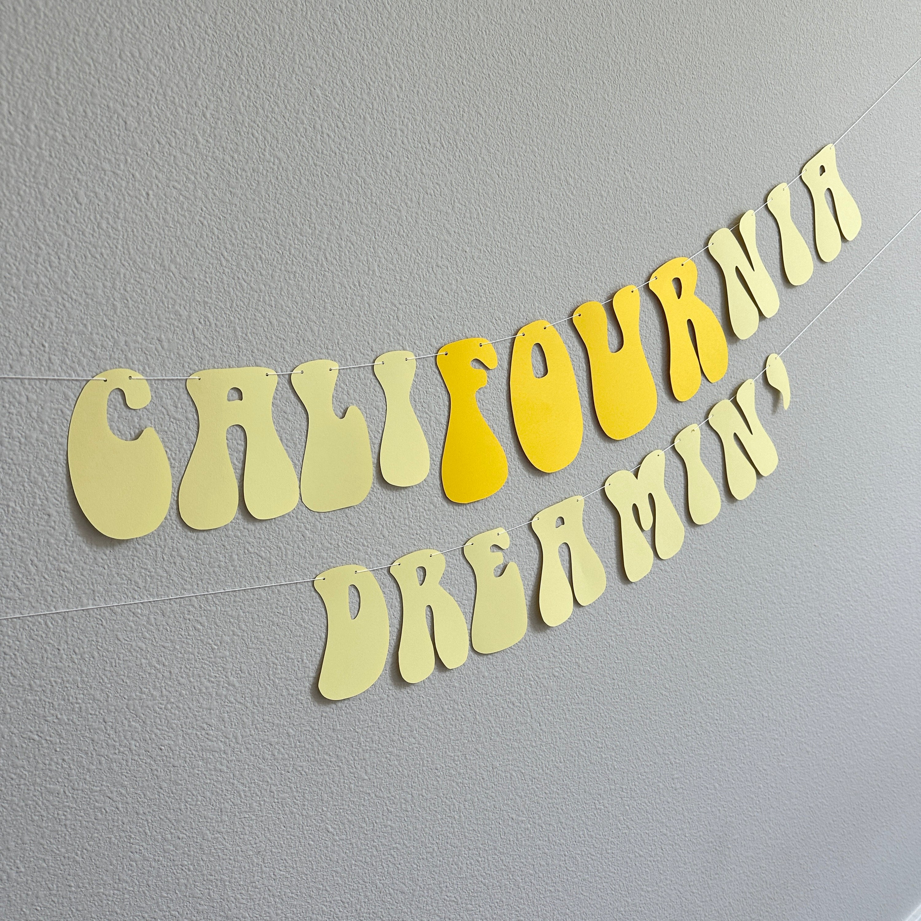 CaliFOURnia Dreamin&#39;, 4th Birthday Decorations, 4th Birthday Party, California Themed Fourth Birthday Party Decorations