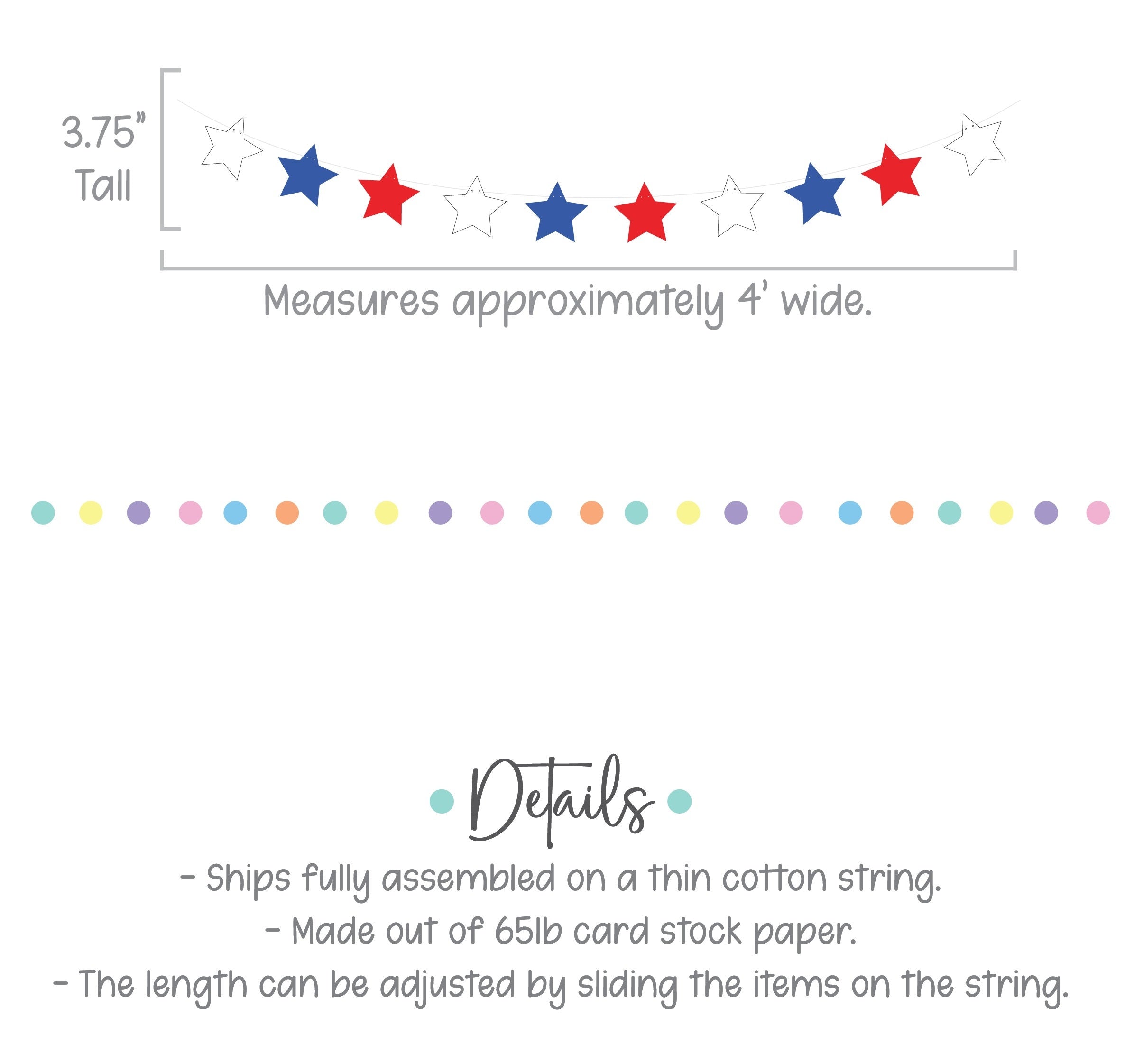 Red White & Two, Red White and Blue Banner, Custom 4th of July Banner, 2nd Birthday Party Theme Idea
