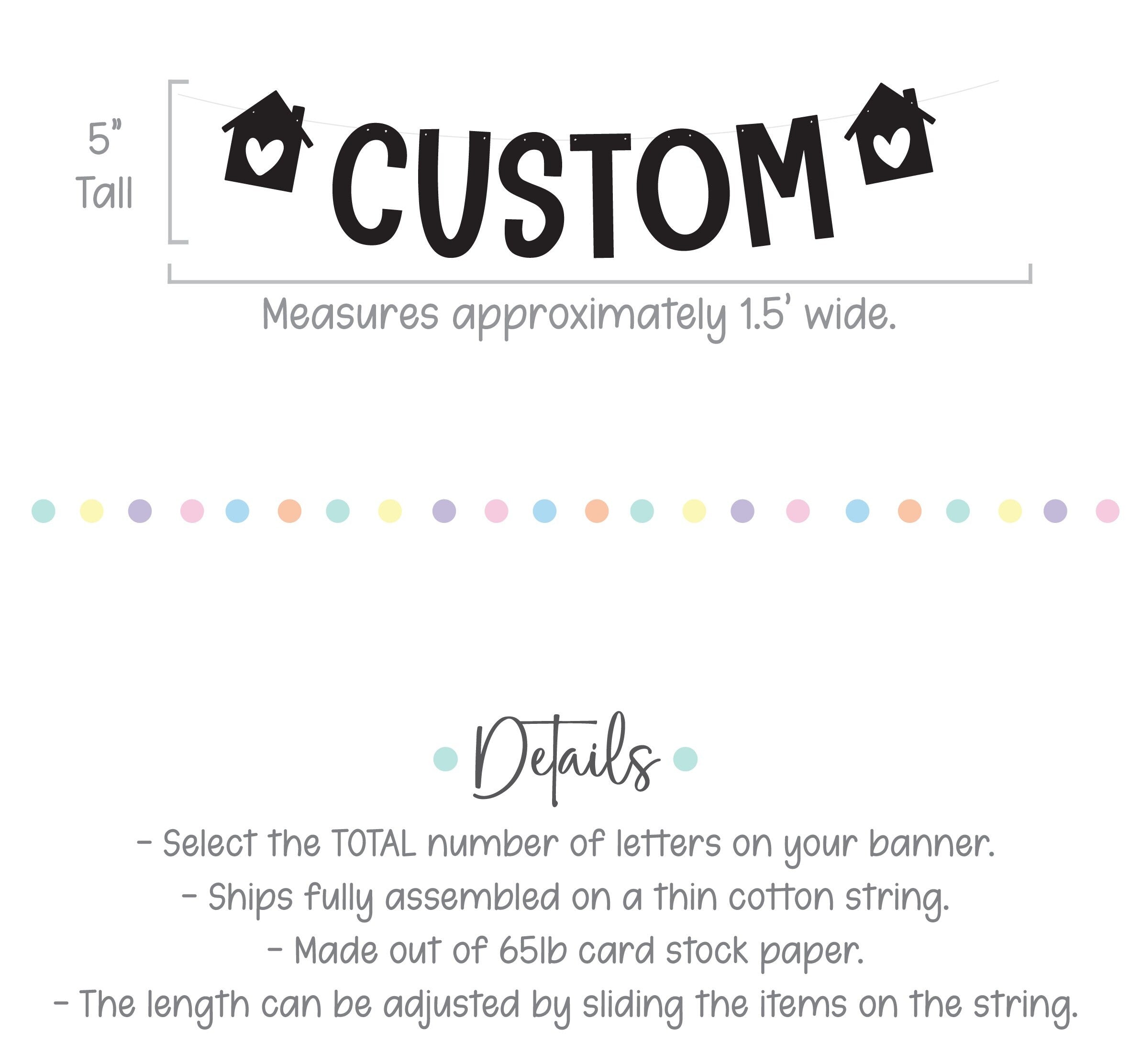 Custom Home Banner, Custom House Banner, New Home Banner, New Home Decorations, New Home Buyer Gift