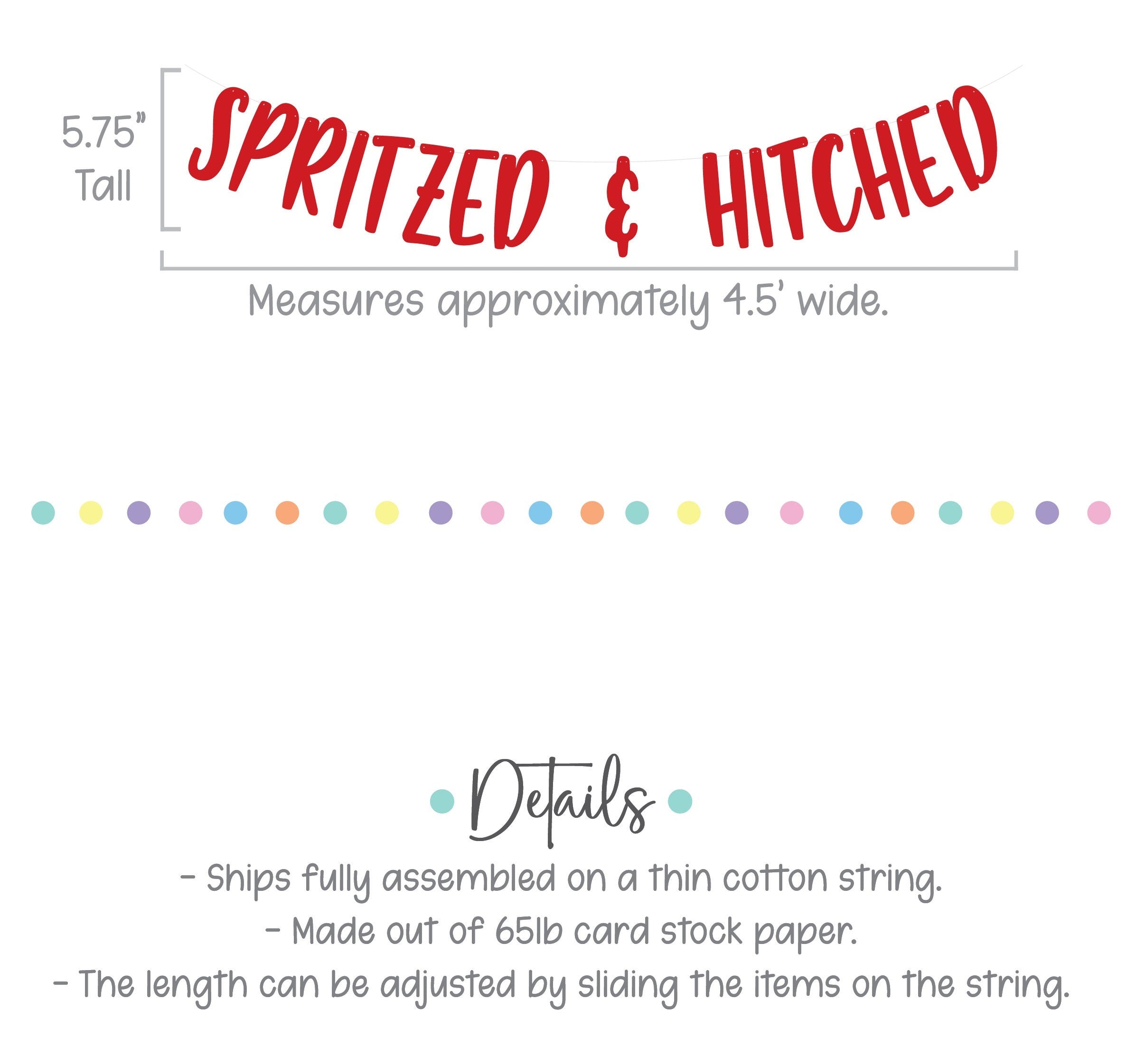 Spritzed & Hitched, Spritzed and Hitched Decorations, Bachelorette Party Decorations, Bachelorette Ideas, Spritz Theme